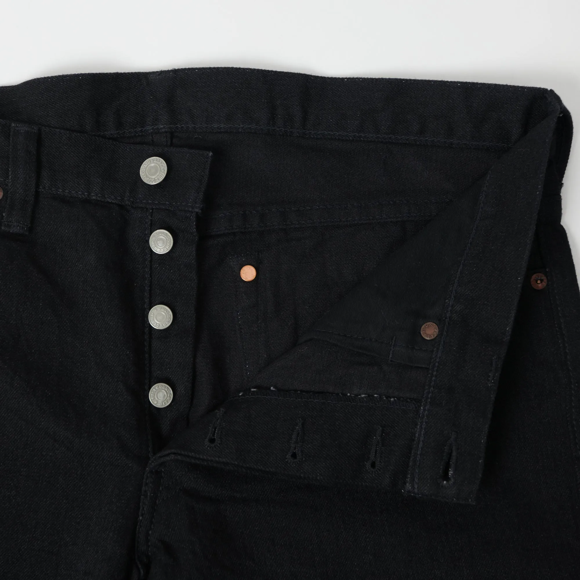 FULLCOUNT 1109 13.7oz Slim Straight Jean - Raw Black sold by Son of a Stag product image thumbnail 3