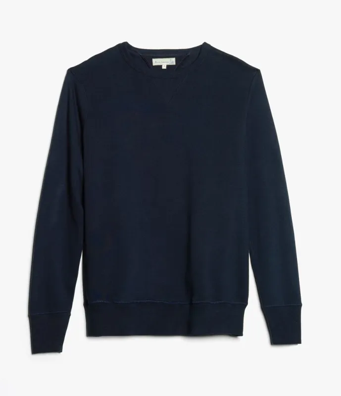 Merz b. Schwanen 346 Classic Sweatshirt - Ink Blue sold by Son of a Stag