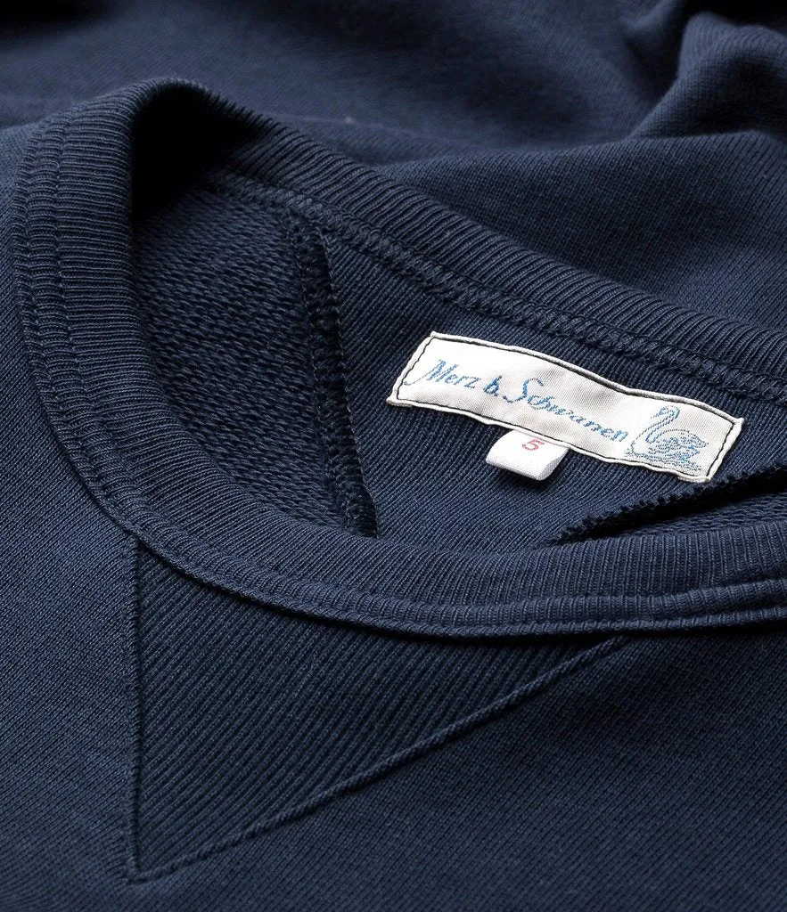 Merz b. Schwanen 346 Classic Sweatshirt - Ink Blue sold by Son of a Stag product image thumbnail 2