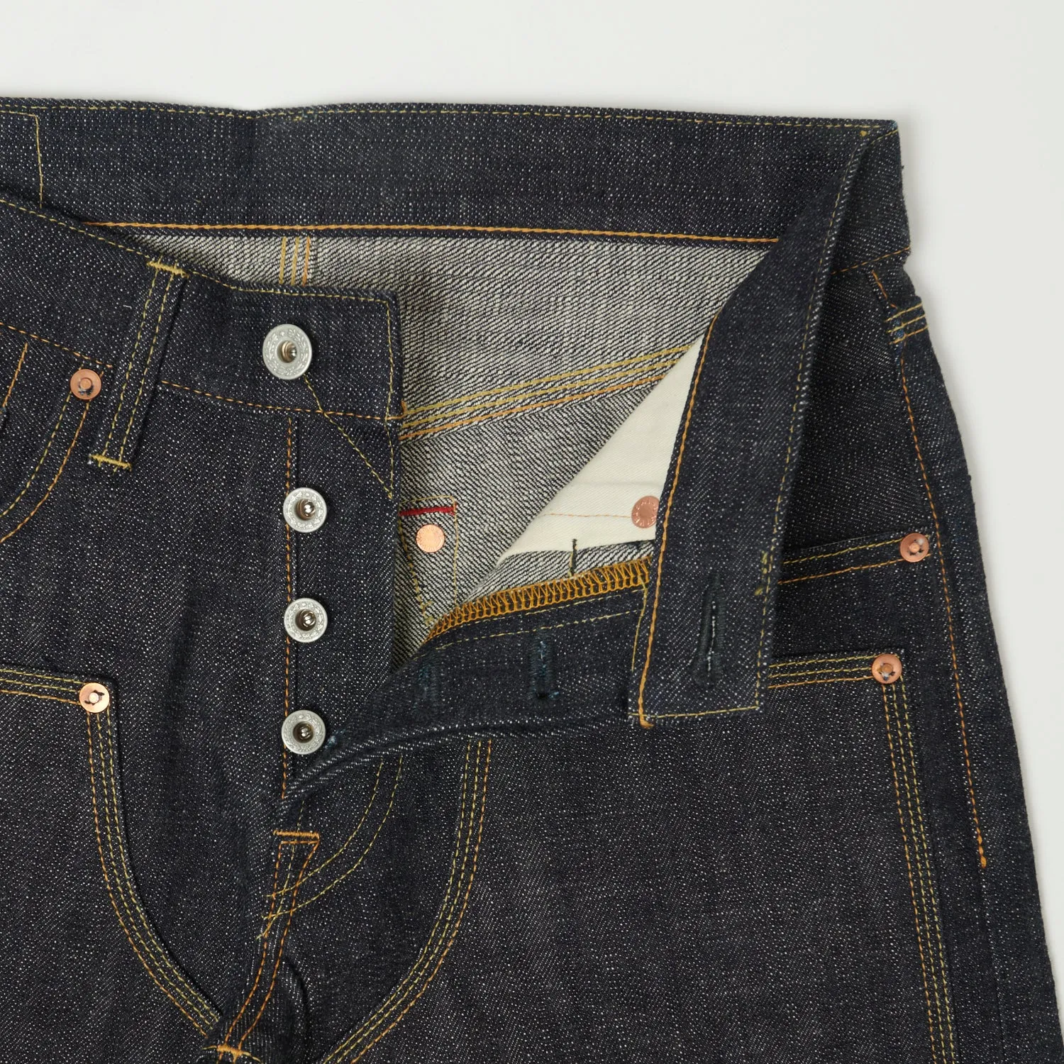 ONI Denim 417DK 14oz Slim Straight Jean - Raw sold by Son of a Stag product image thumbnail 3