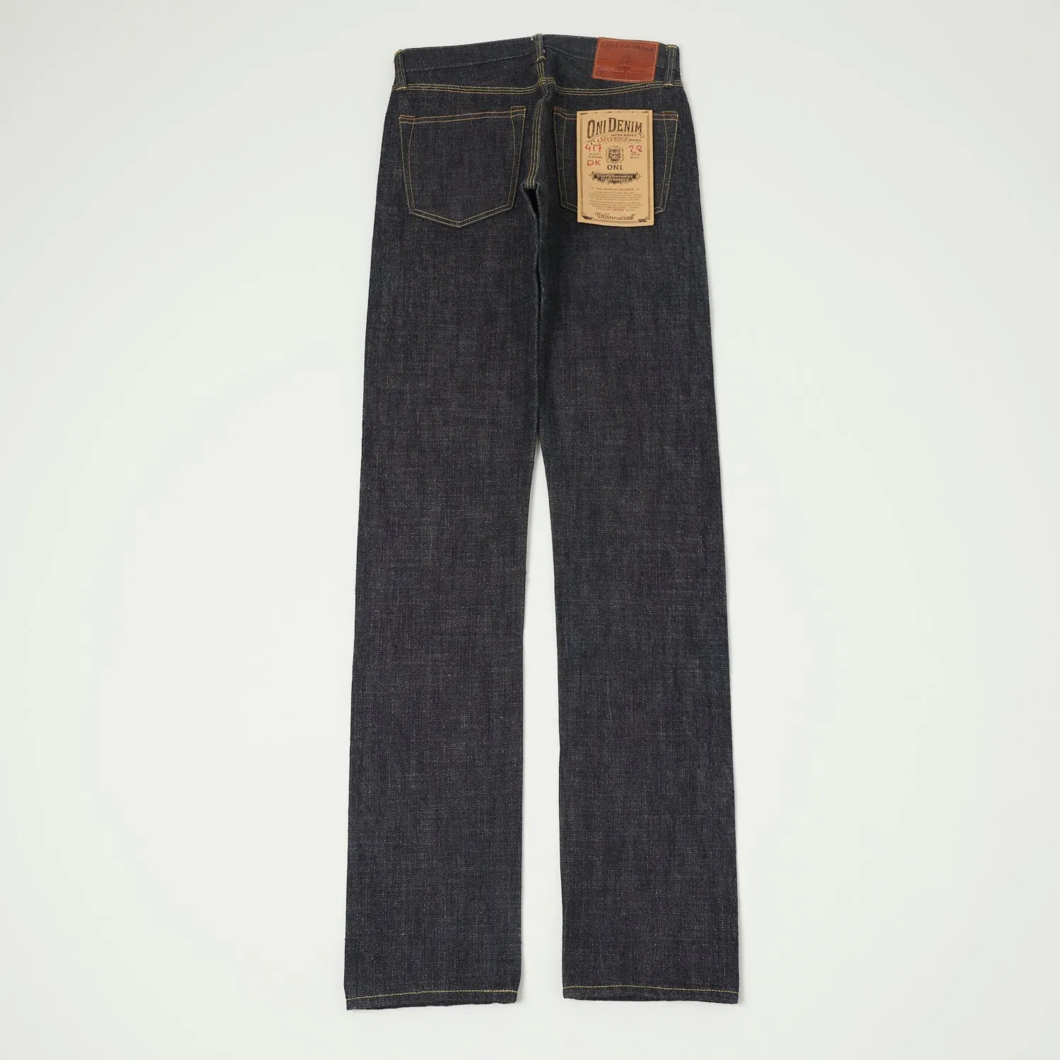 ONI Denim 417DK 14oz Slim Straight Jean - Raw sold by Son of a Stag product image thumbnail 4