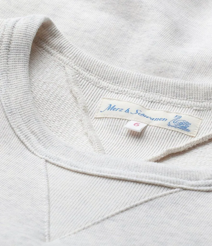 Merz b. Schwanen 346 Classic Sweatshirt - Nature Melange sold by Son of a Stag product image thumbnail 2