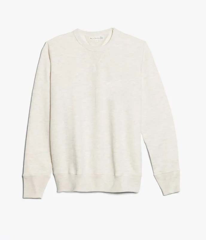 Merz b. Schwanen 346 Classic Sweatshirt - Nature Melange sold by Son of a Stag