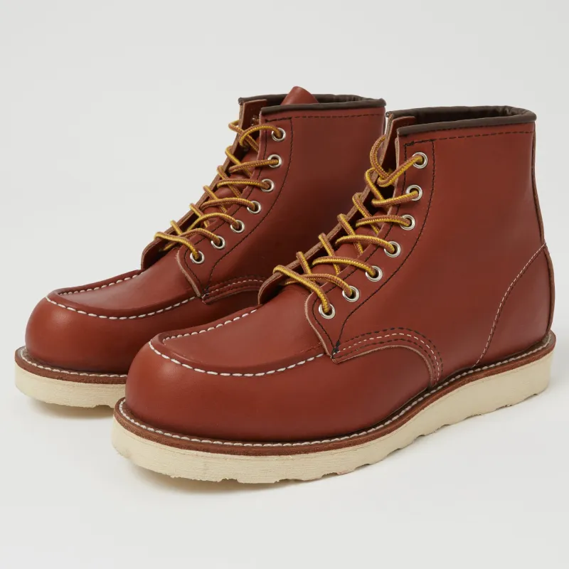 Red Wing 8131 Moc Toe Boots - Oro Russet sold by Son of a Stag