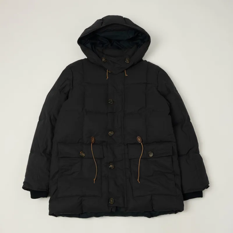 Shangri-La Heritage 'Presena' Quilted Down Jacket - Black sold by Son of a Stag