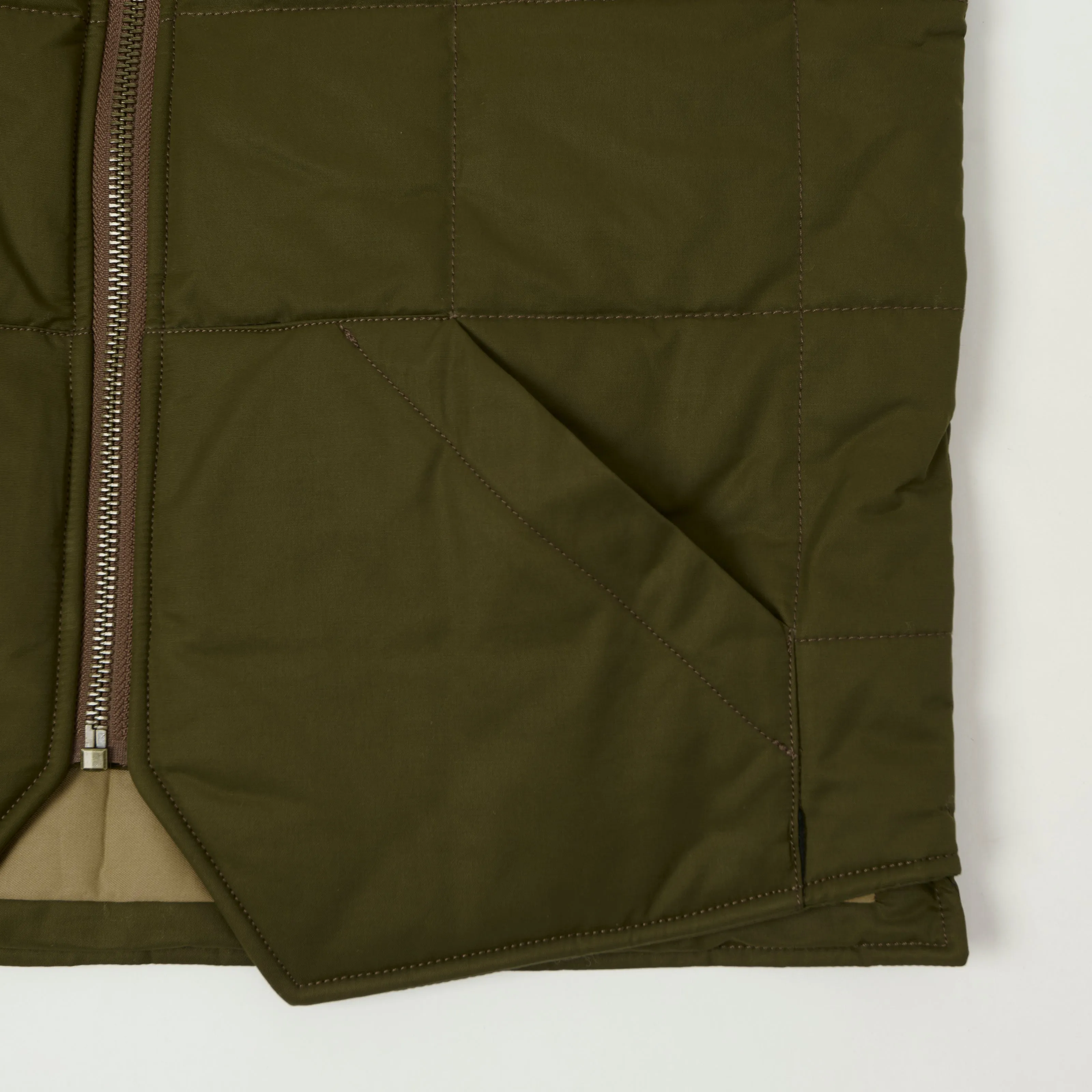 Shangri-La Heritage 'Alaska' Skyliner Vest - Olive sold by Son of a Stag product image thumbnail 3