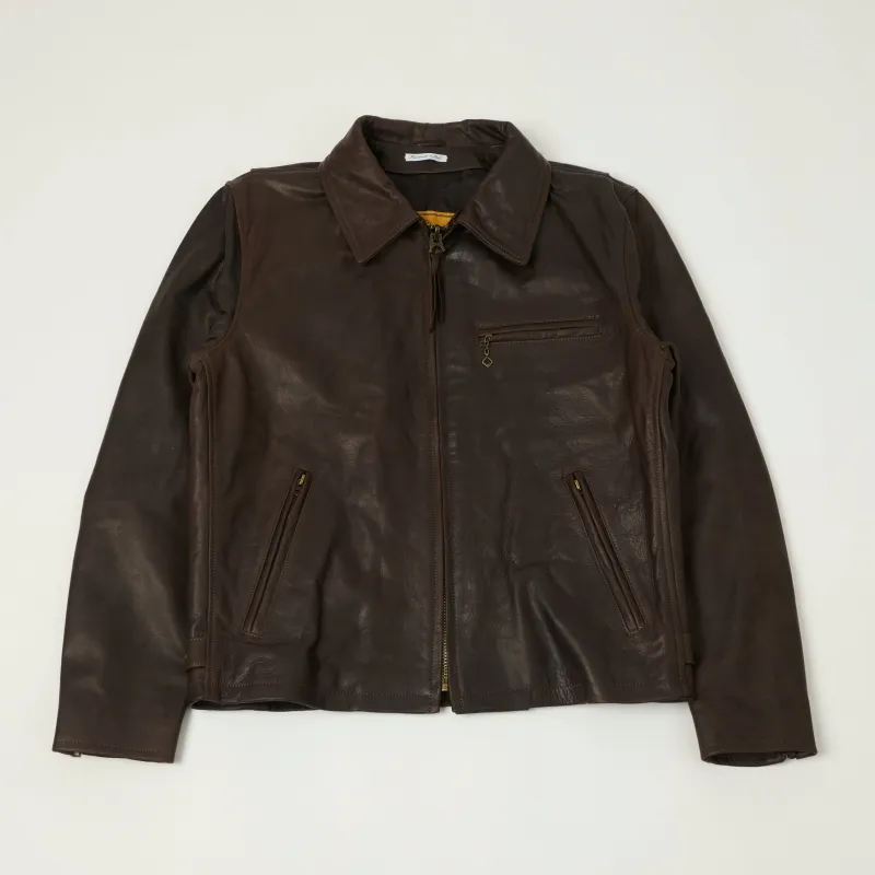 Shangri-La Heritage 'Varenne' Steerhide Leather Jacket - Brown sold by Son of a Stag