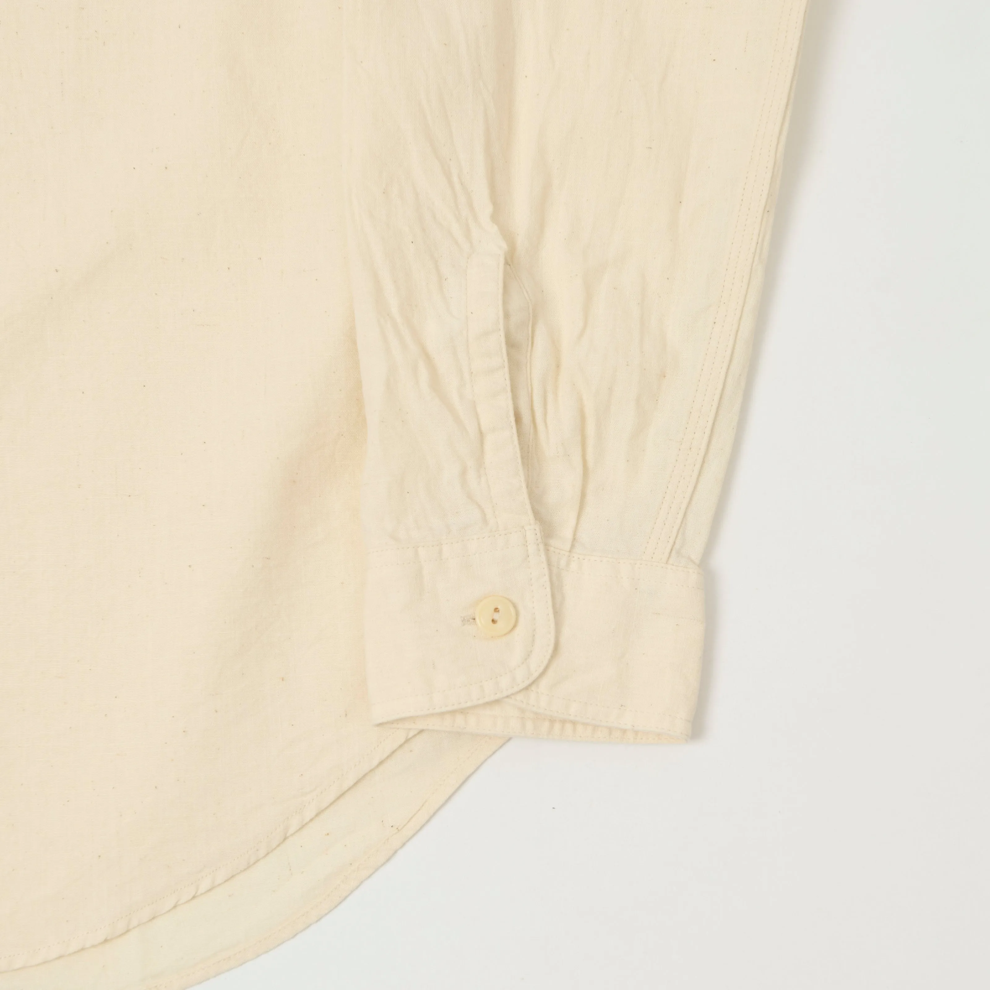 Sugar Cane Chambray Work Shirt - White sold by Son of a Stag product image thumbnail 3