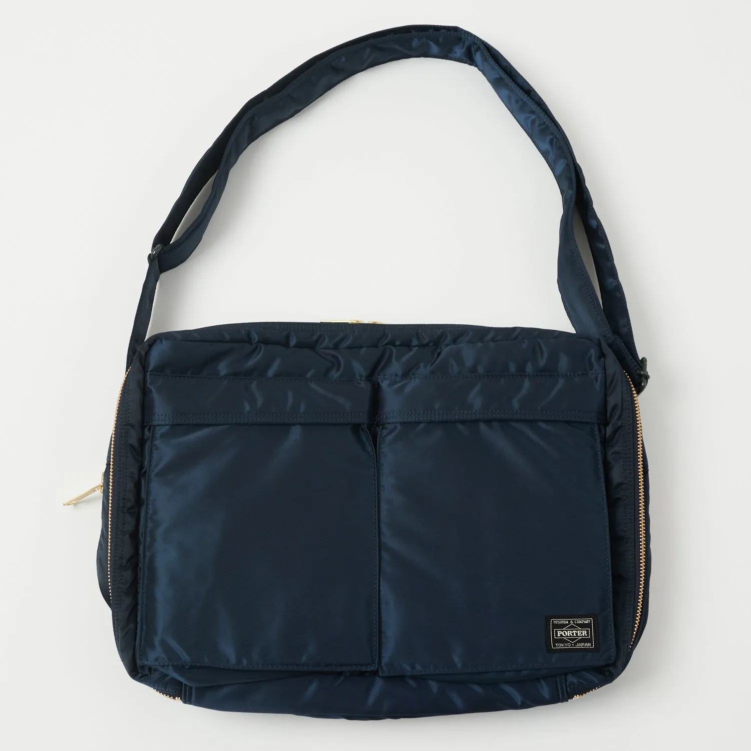 Porter-Yoshida & Co. Tanker Shoulder Bag - Iron Blue sold by Son of a Stag