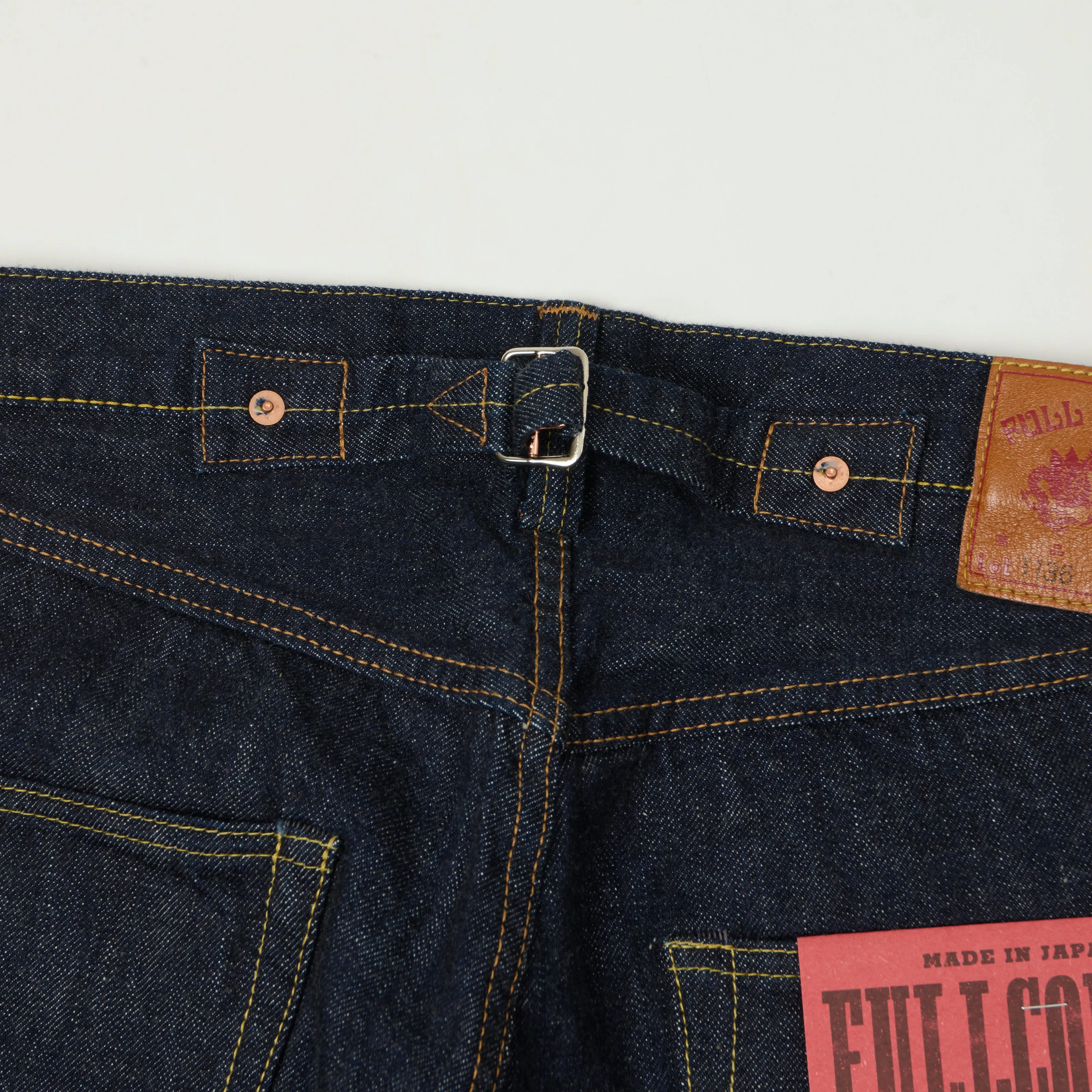FULLCOUNT 1136 '1937 Model' Wide Straight Jean - One Wash sold by Son of a Stag product image thumbnail 4