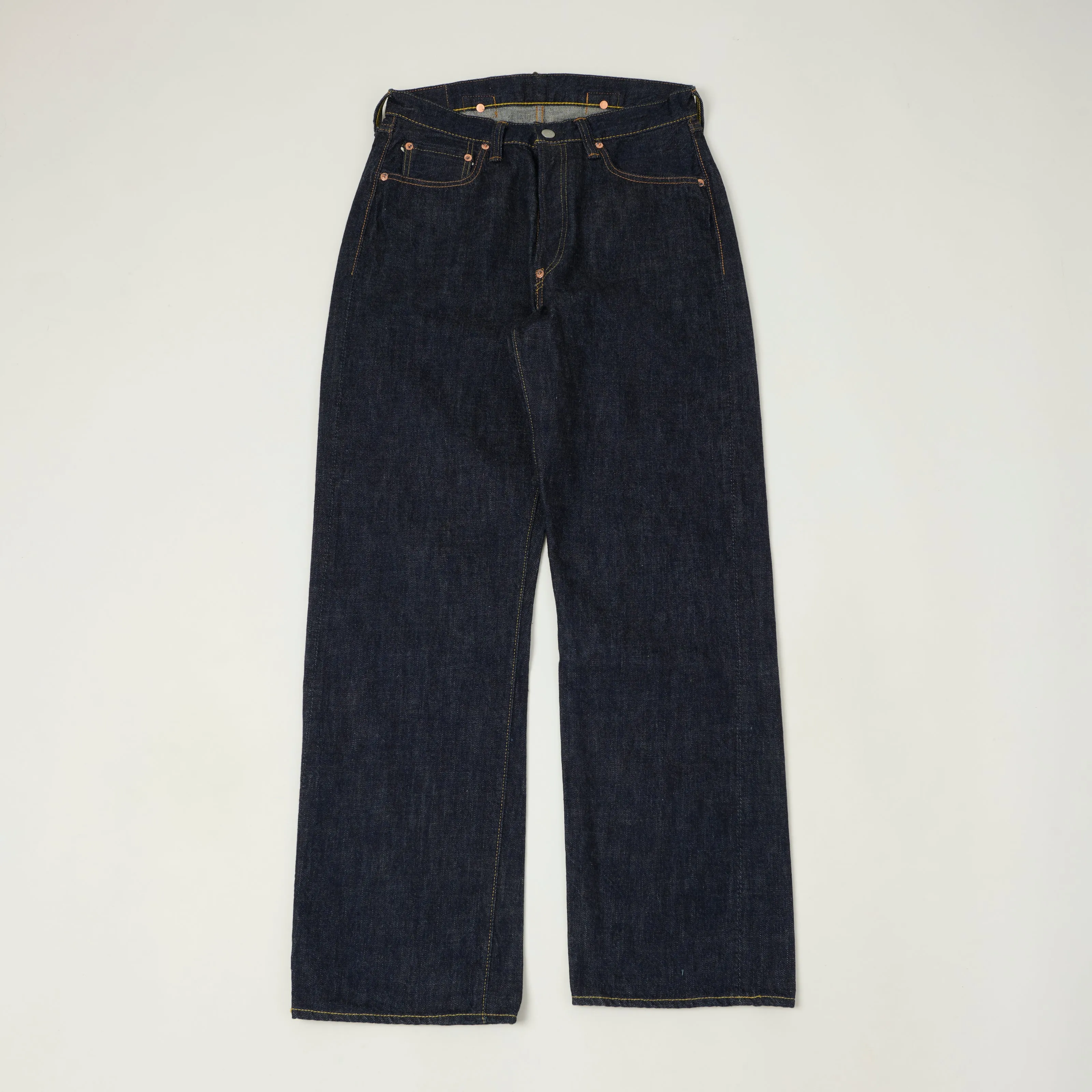 FULLCOUNT 1136 '1937 Model' Wide Straight Jean - One Wash sold by Son of a Stag