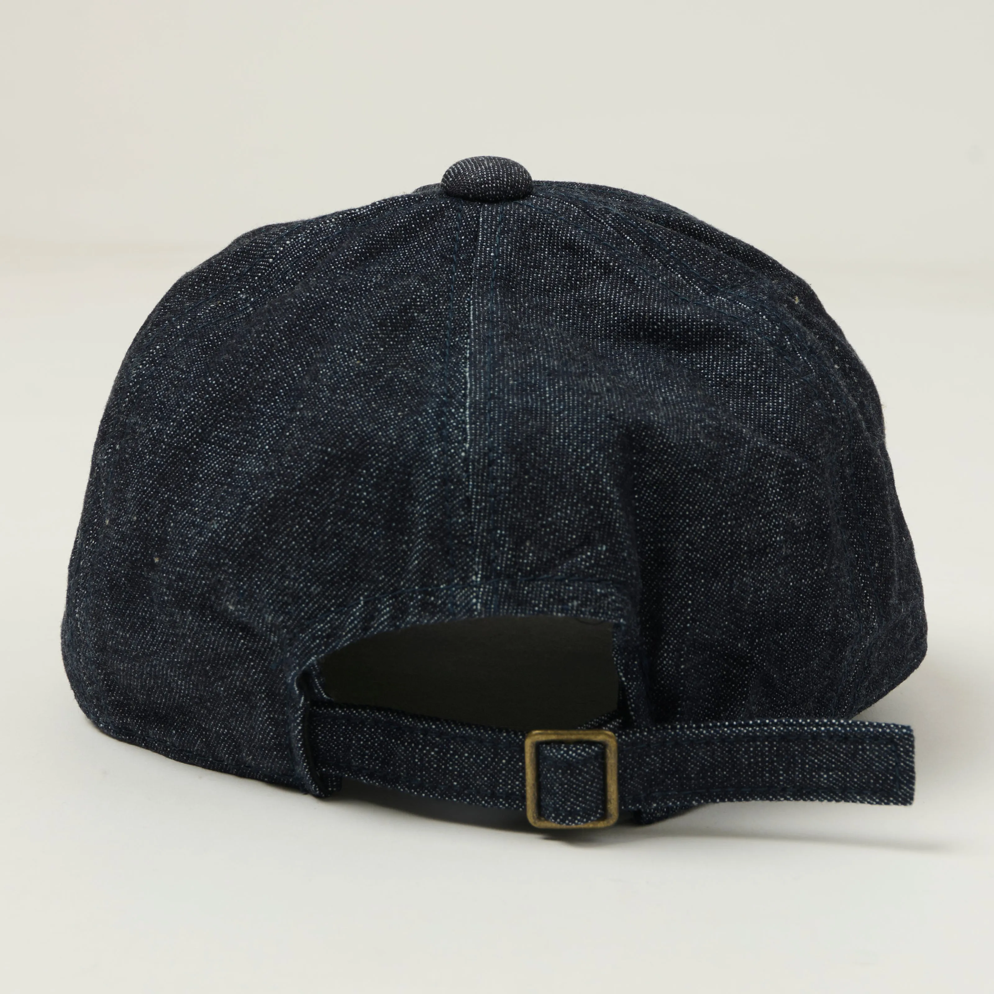 FULLCOUNT 6209 Six Panel Denim Baseball Cap - One Wash sold by Son of a Stag product image thumbnail 3