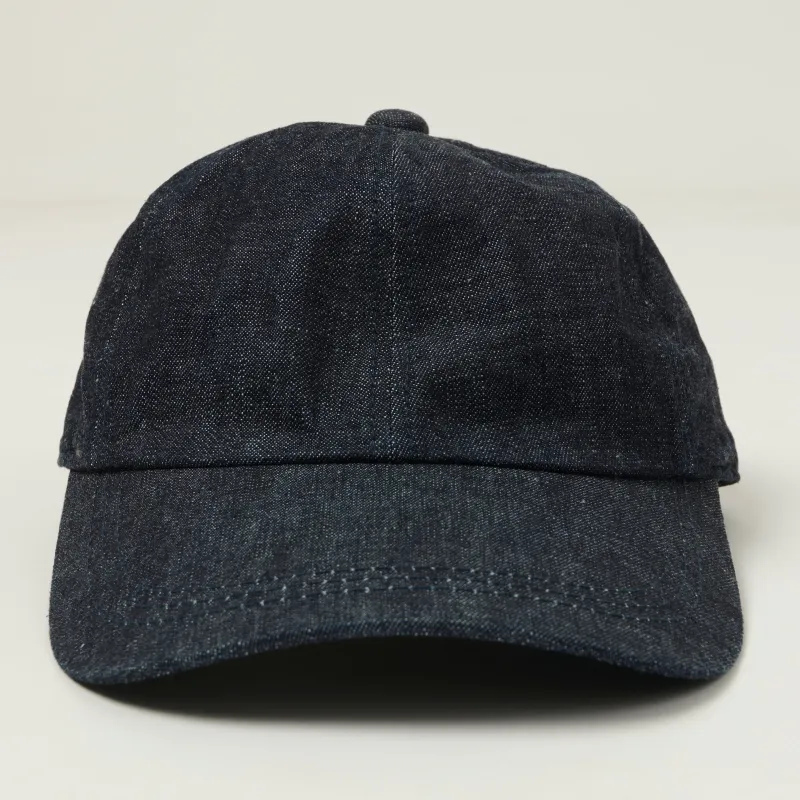 FULLCOUNT 6209 Six Panel Denim Baseball Cap - One Wash sold by Son of a Stag