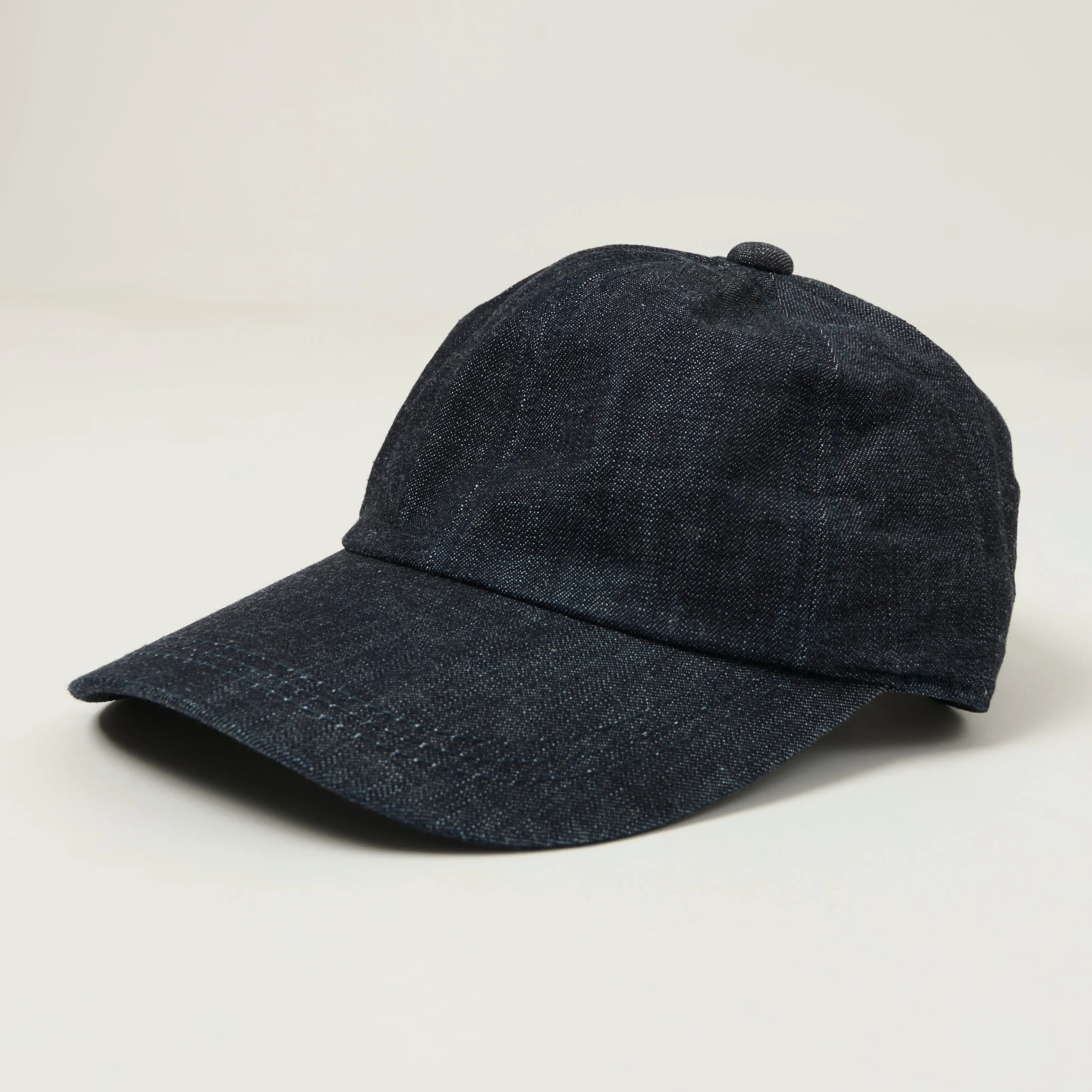 FULLCOUNT 6209 Six Panel Denim Baseball Cap - One Wash sold by Son of a Stag product image thumbnail 2