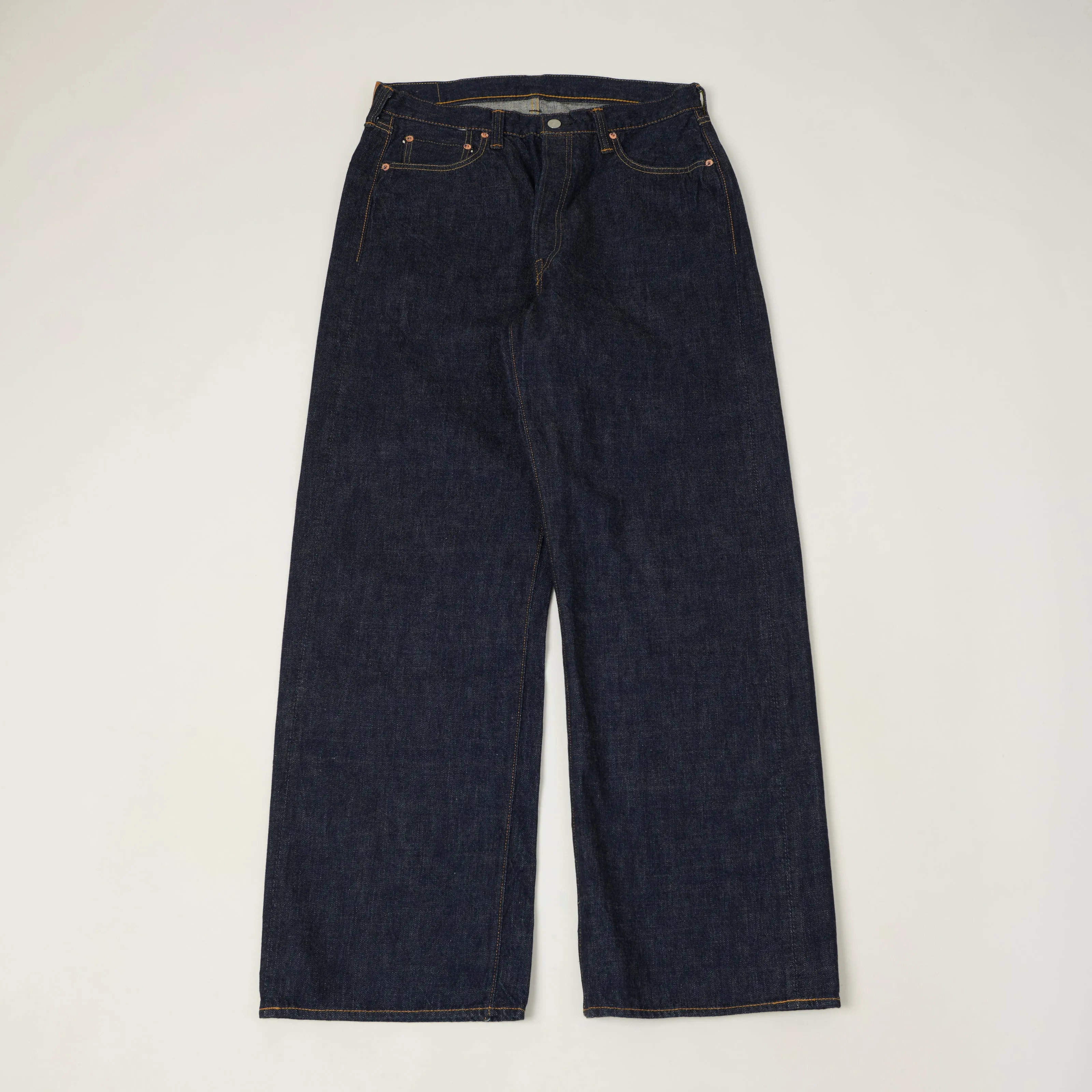 FULLCOUNT 1137 Duke III Extra Wide Straight Jean - One Wash sold by Son of a Stag