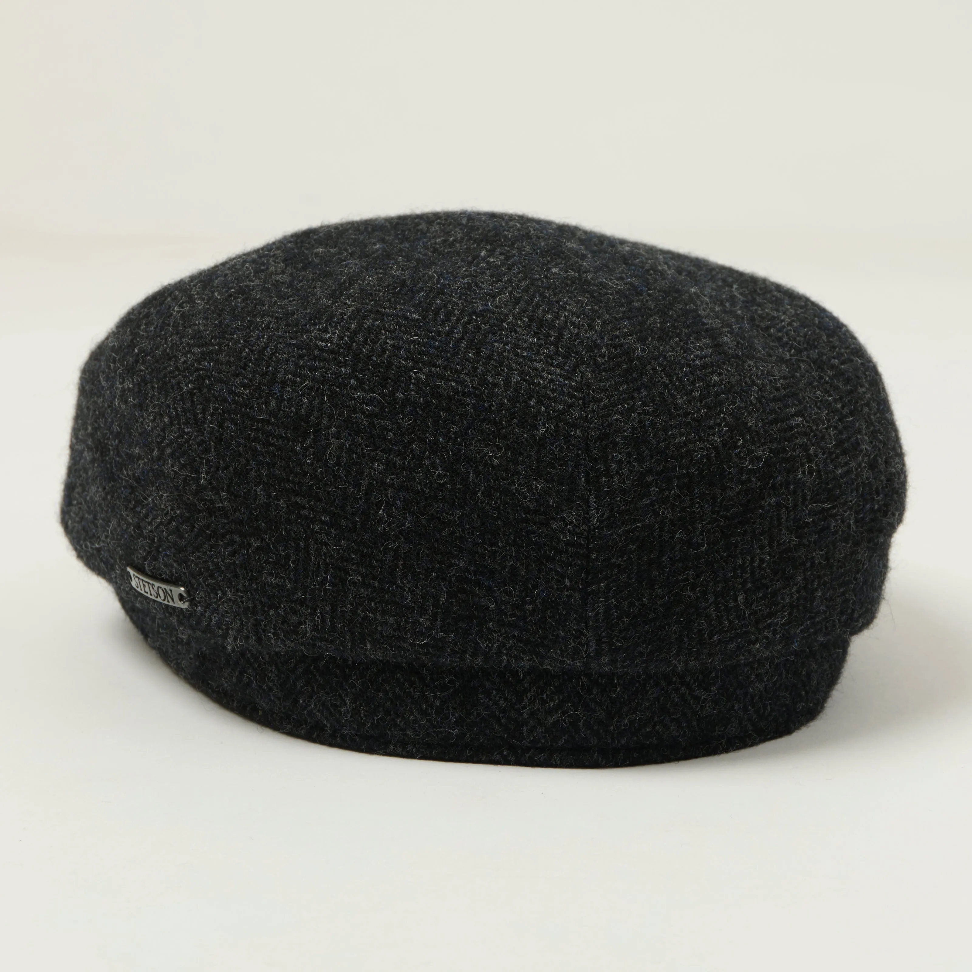 Stetson Wool Herringbone Driver Cap - Dark Grey sold by Son of a Stag product image thumbnail 2