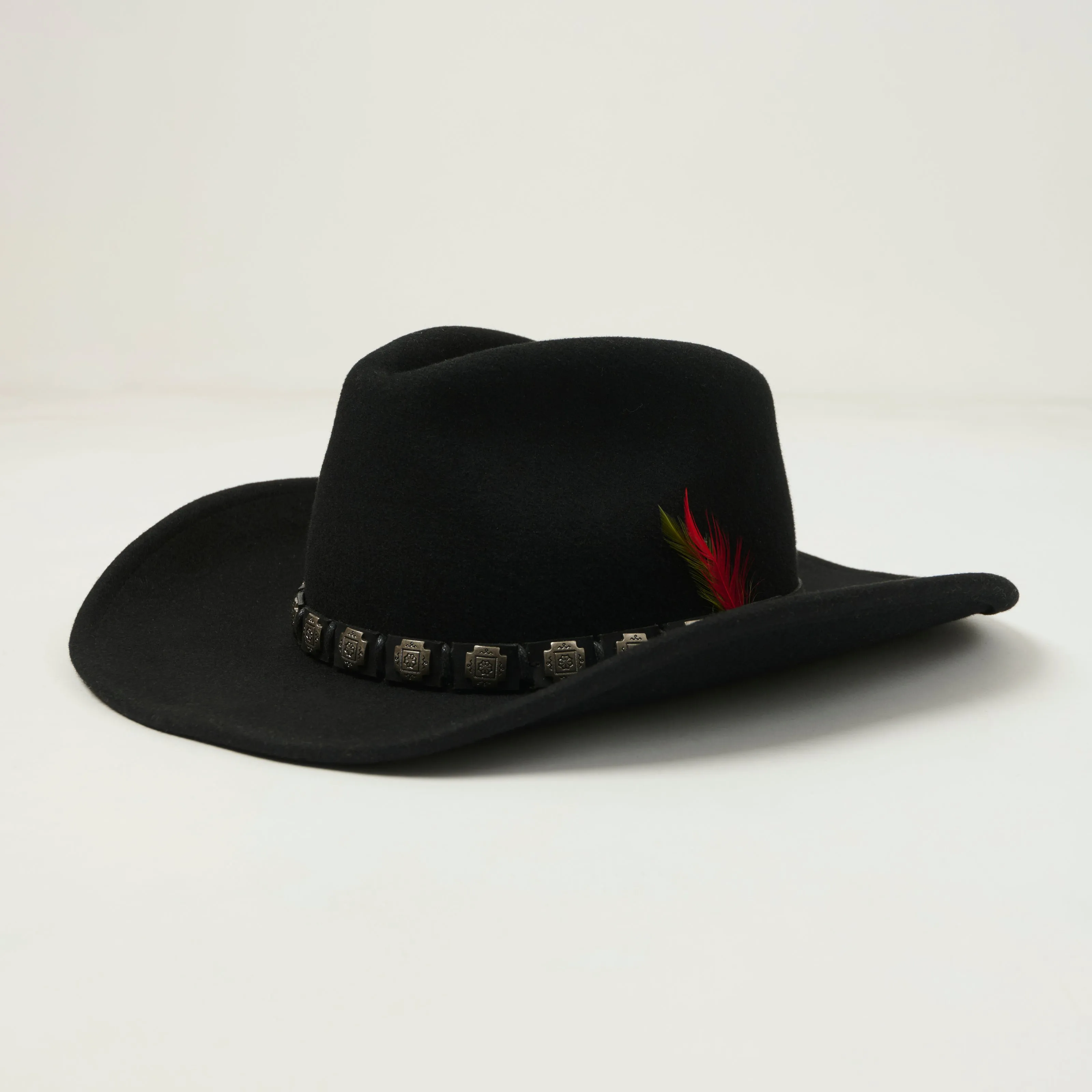 Stetson Decorated Wool Felt Western Hat - Black sold by Son of a Stag