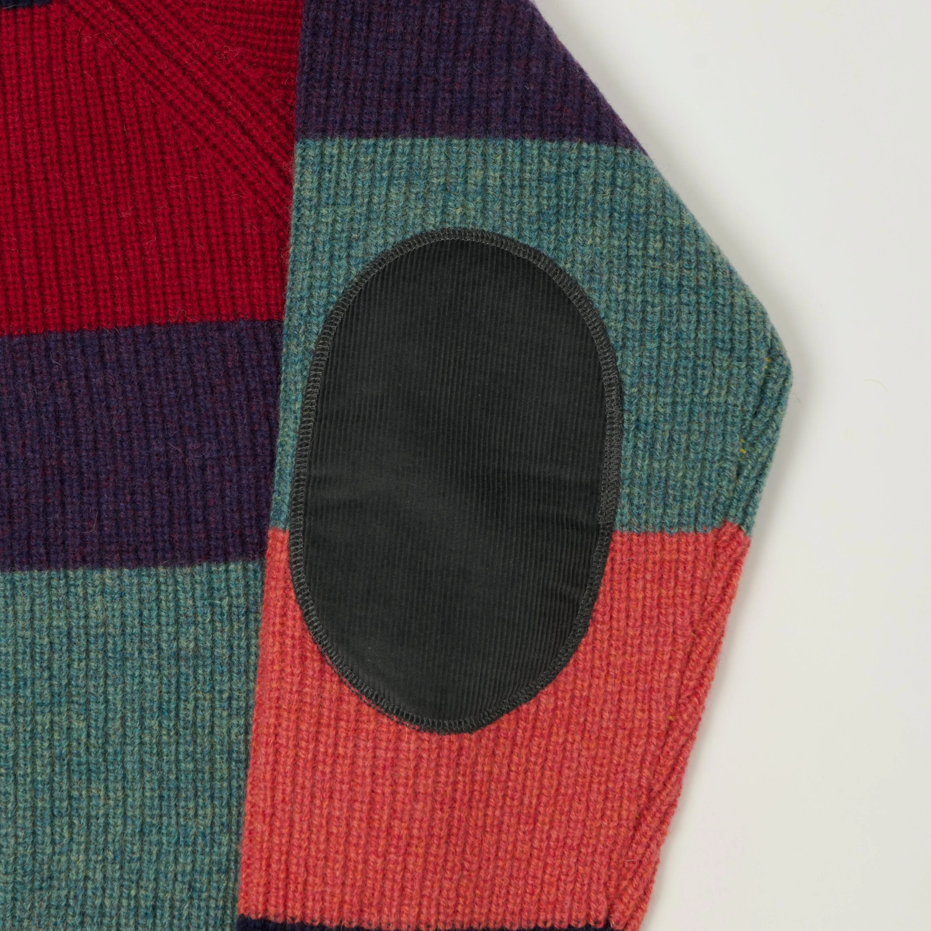 Beams Plus Multi Stripe Jumper - Yellow/Grey sold by Son of a Stag product image thumbnail 4