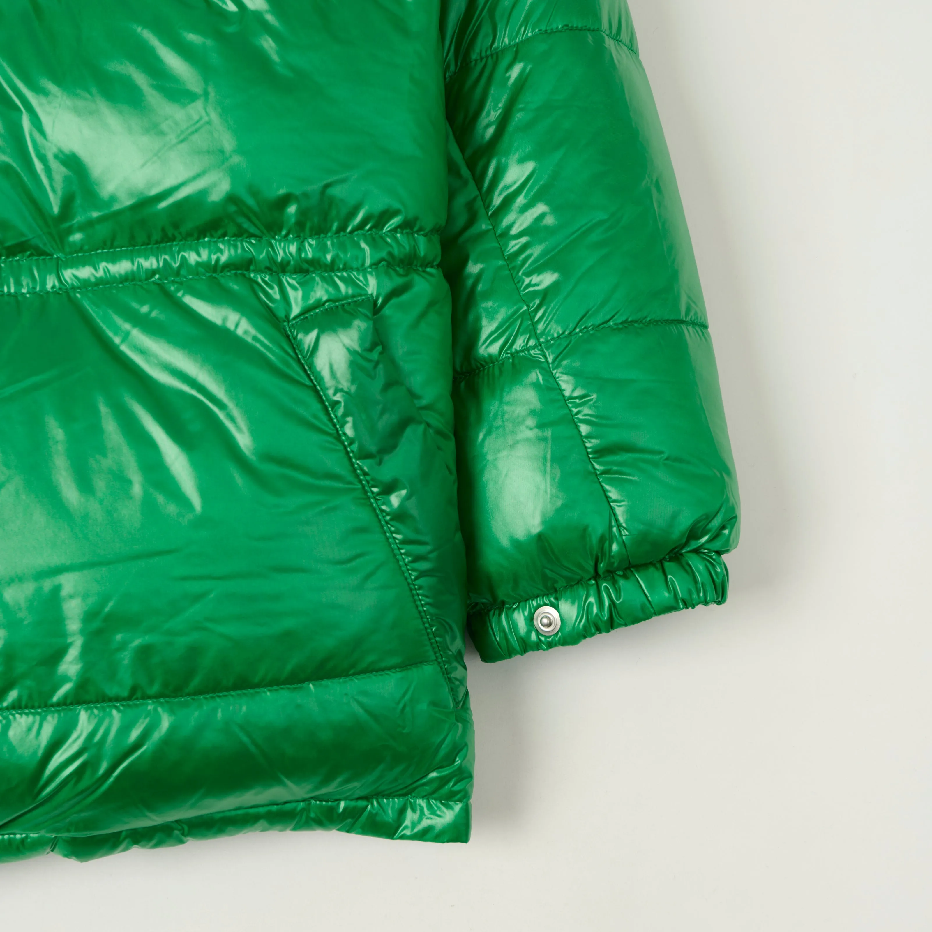 Beams Plus Raglan Sleeve 'Expedition' Down Parka - Green sold by Son of a Stag product image thumbnail 3