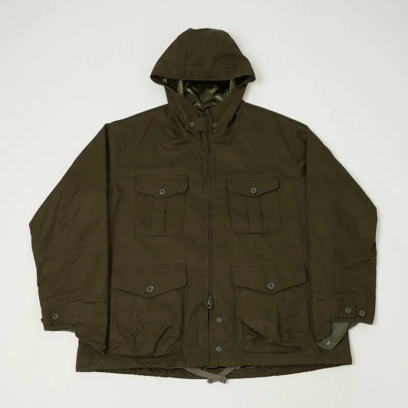 Engineered Garments Cotton Ventile Twill 'SAS' Jacket - Dark Olive sold by Son of a Stag