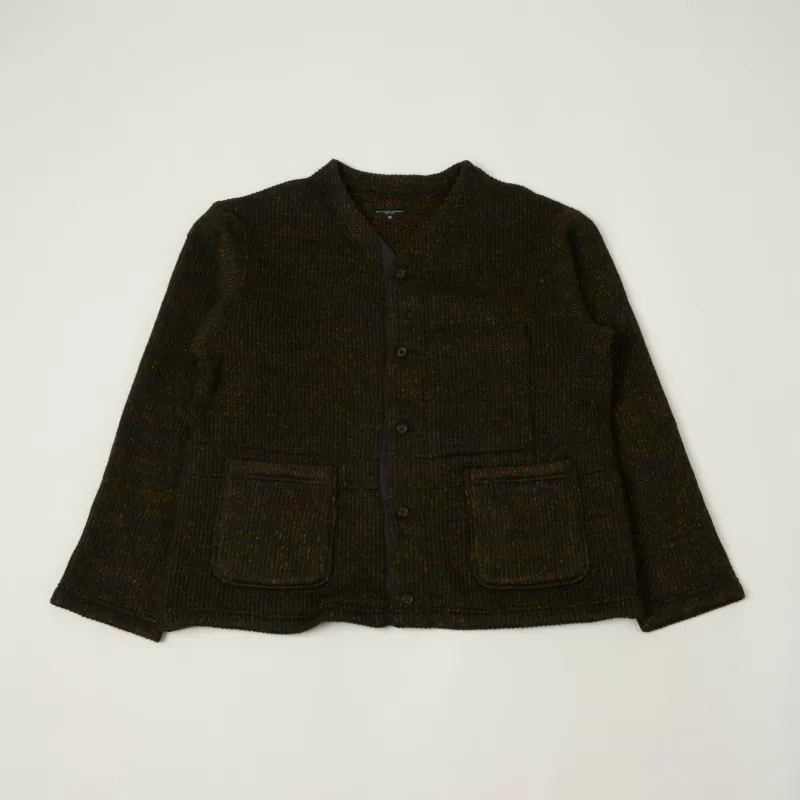 Engineered Garments Heavyweight 'Nep Knit' Cardigan - Brown sold by Son of a Stag