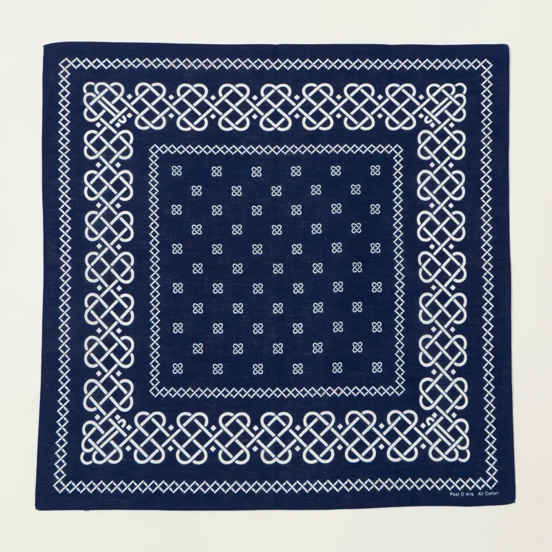 Post Overalls Rope Bandana - Navy made by Son of a Stag