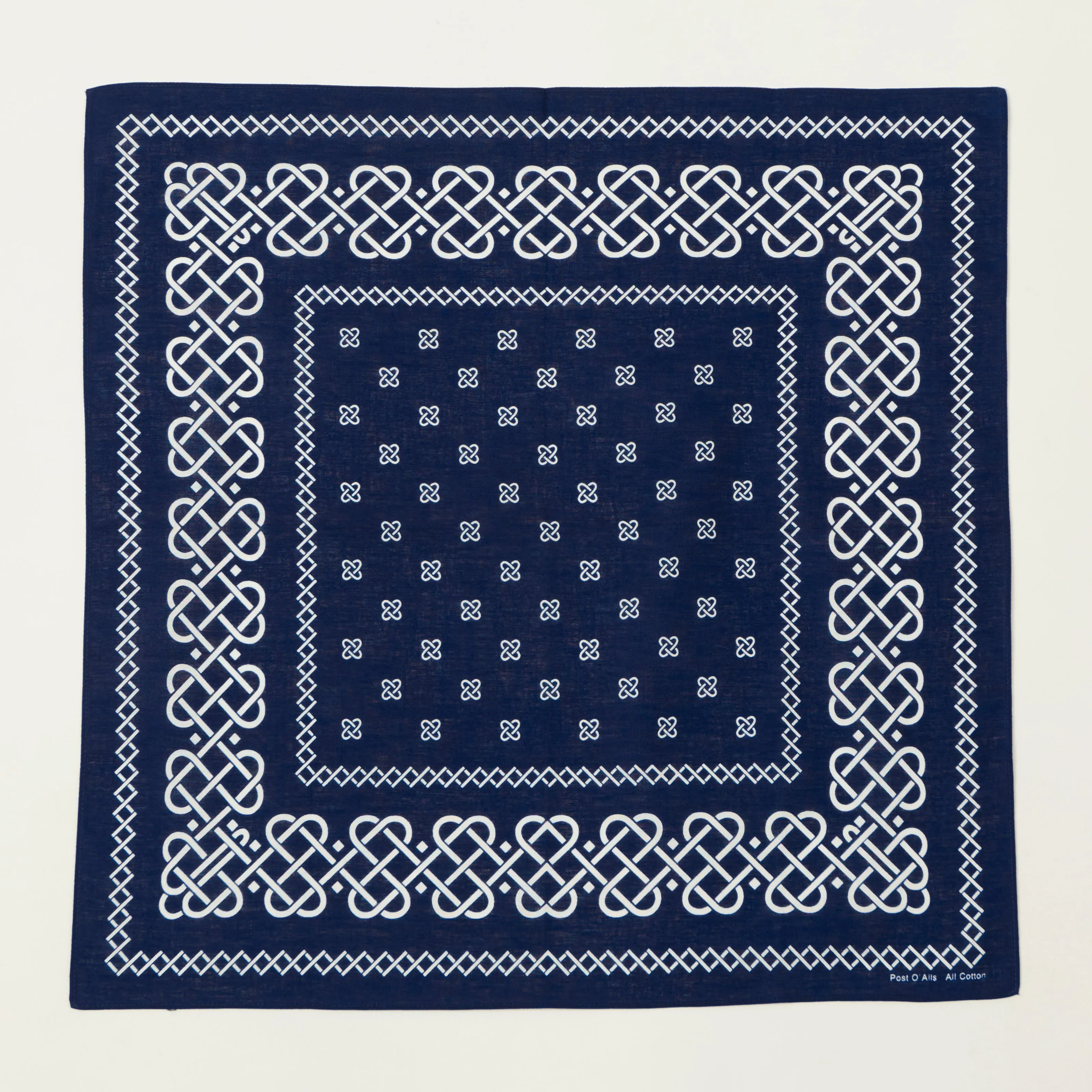 Post Overalls Rope Bandana - Navy sold by Son of a Stag