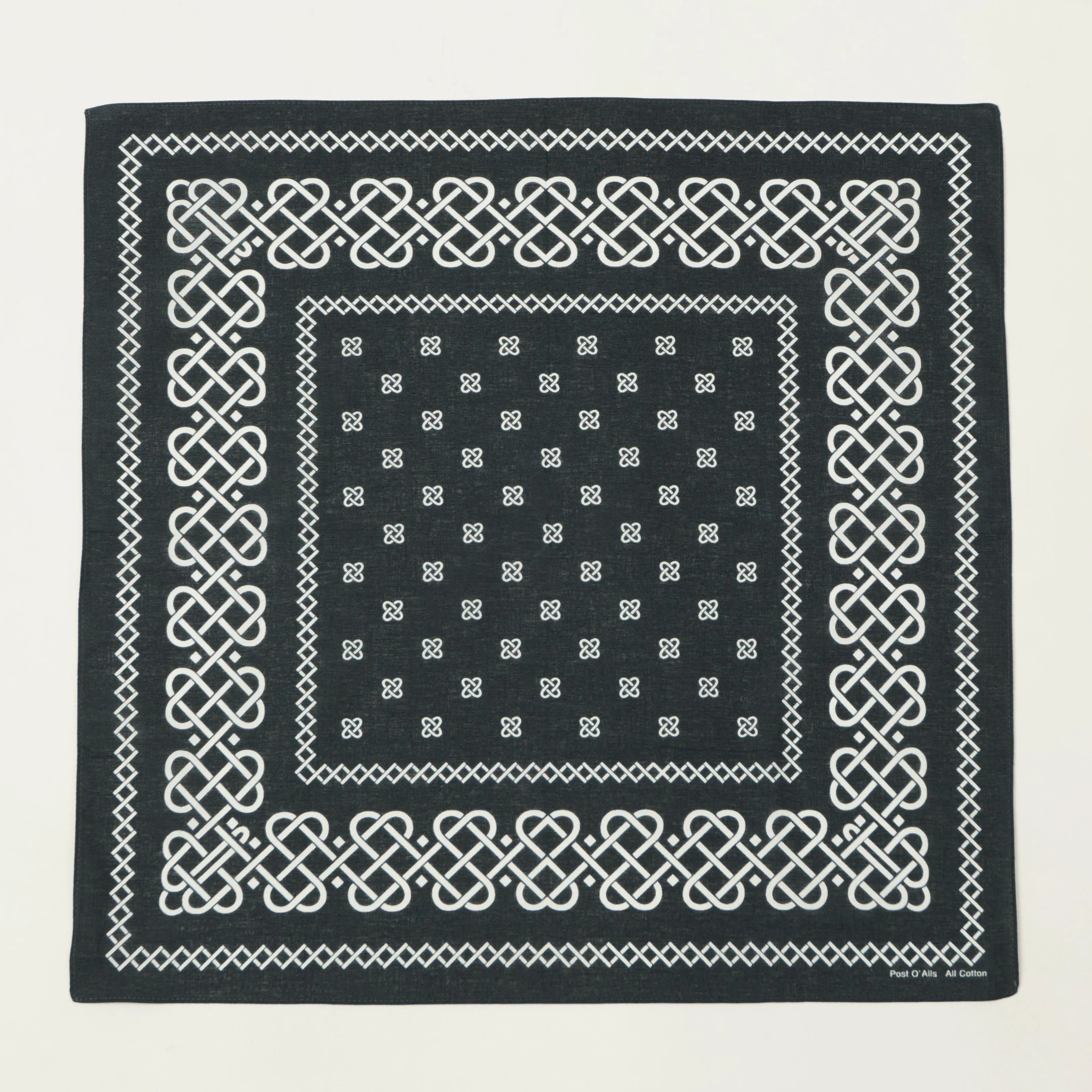 Post Overalls Rope Bandana - Charcoal sold by Son of a Stag