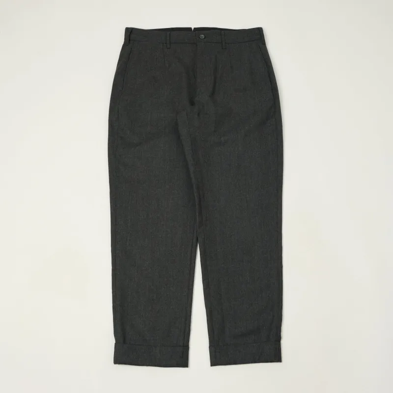 Engineered Garments Worsted Wool Twill 'Andover' Trousers - Charcoal sold by Son of a Stag