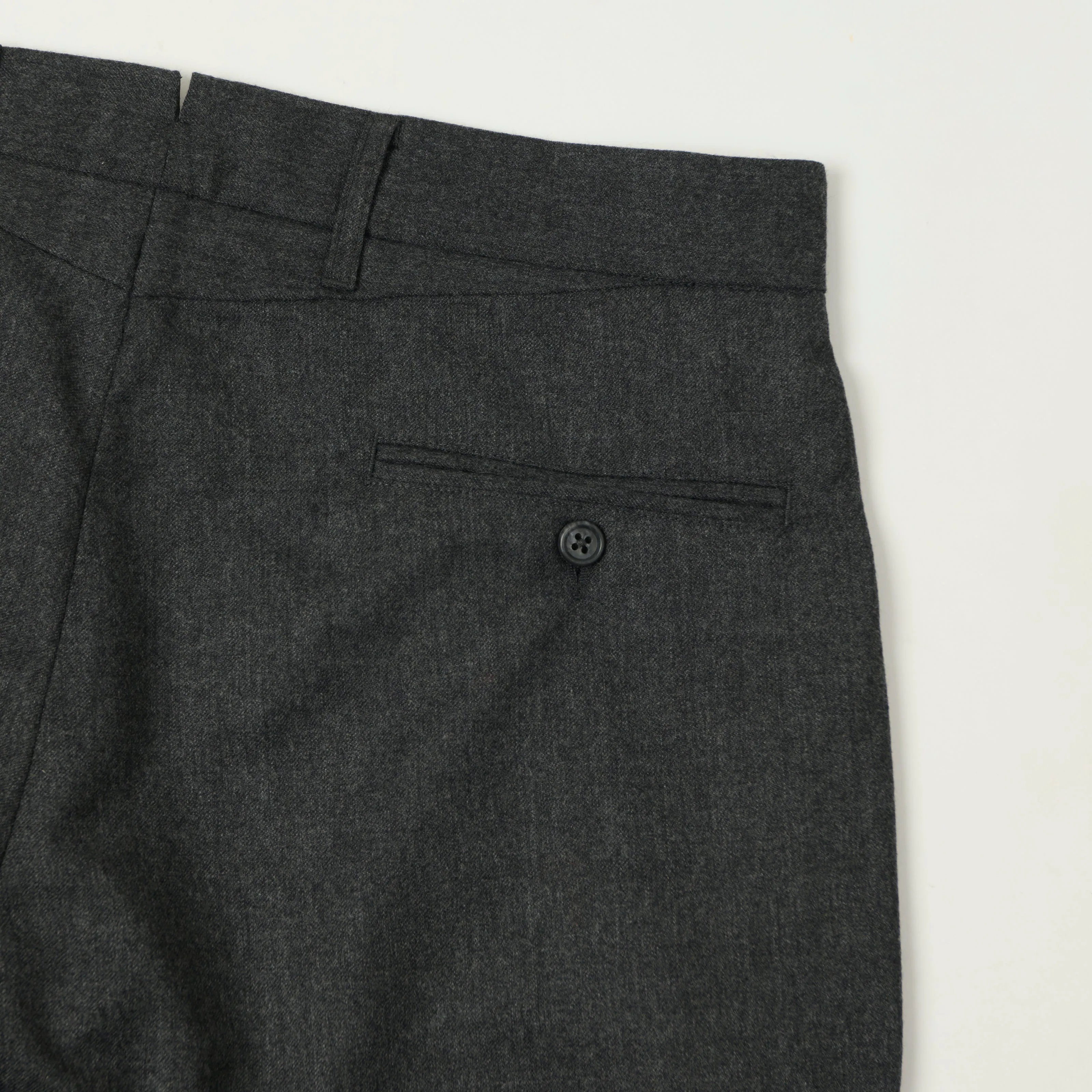 Engineered Garments Worsted Wool Twill 'Andover' Trousers - Charcoal sold by Son of a Stag product image thumbnail 2