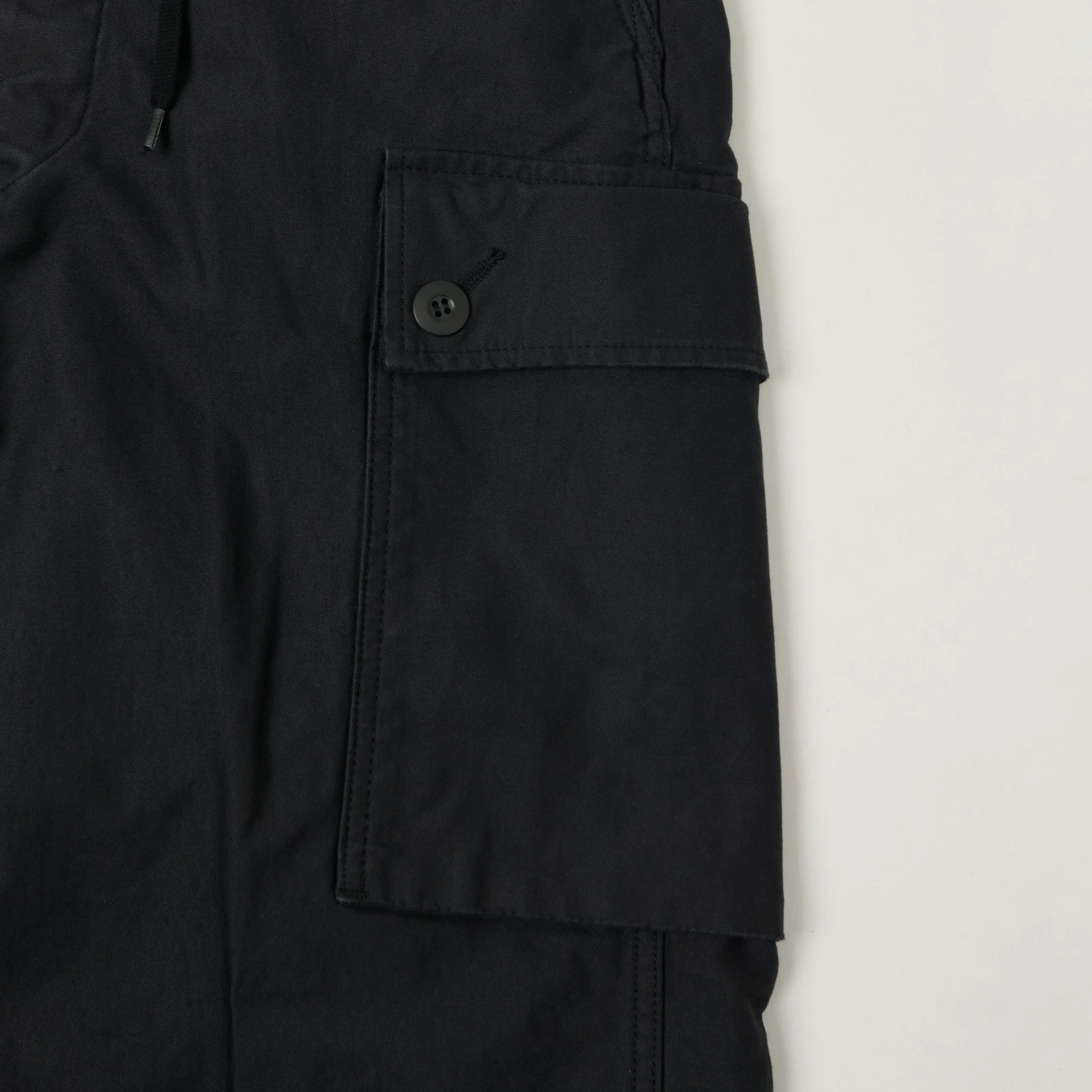 orSlow Sateen Cargo Pants - Navy sold by Son of a Stag product image thumbnail 4