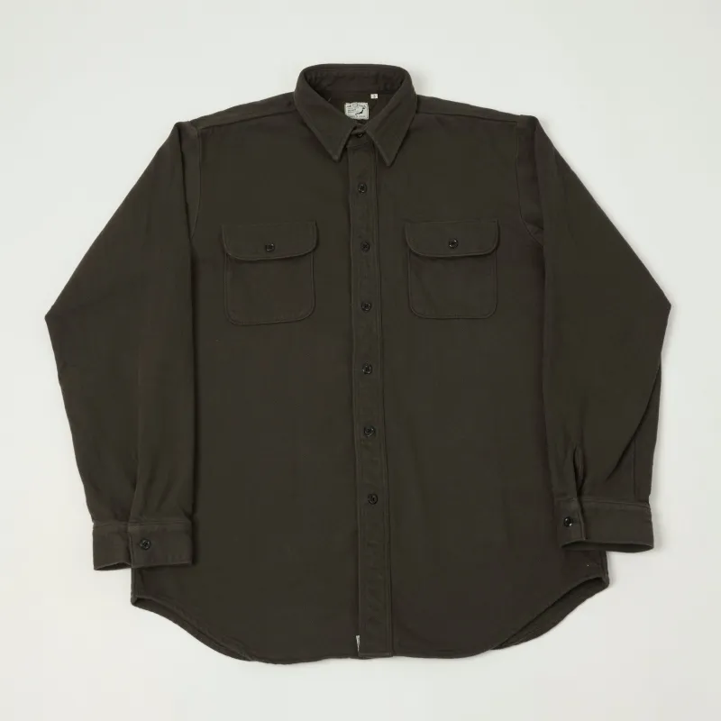 orSlow Flannel Work Shirt - Coffee Brown made by orSlow