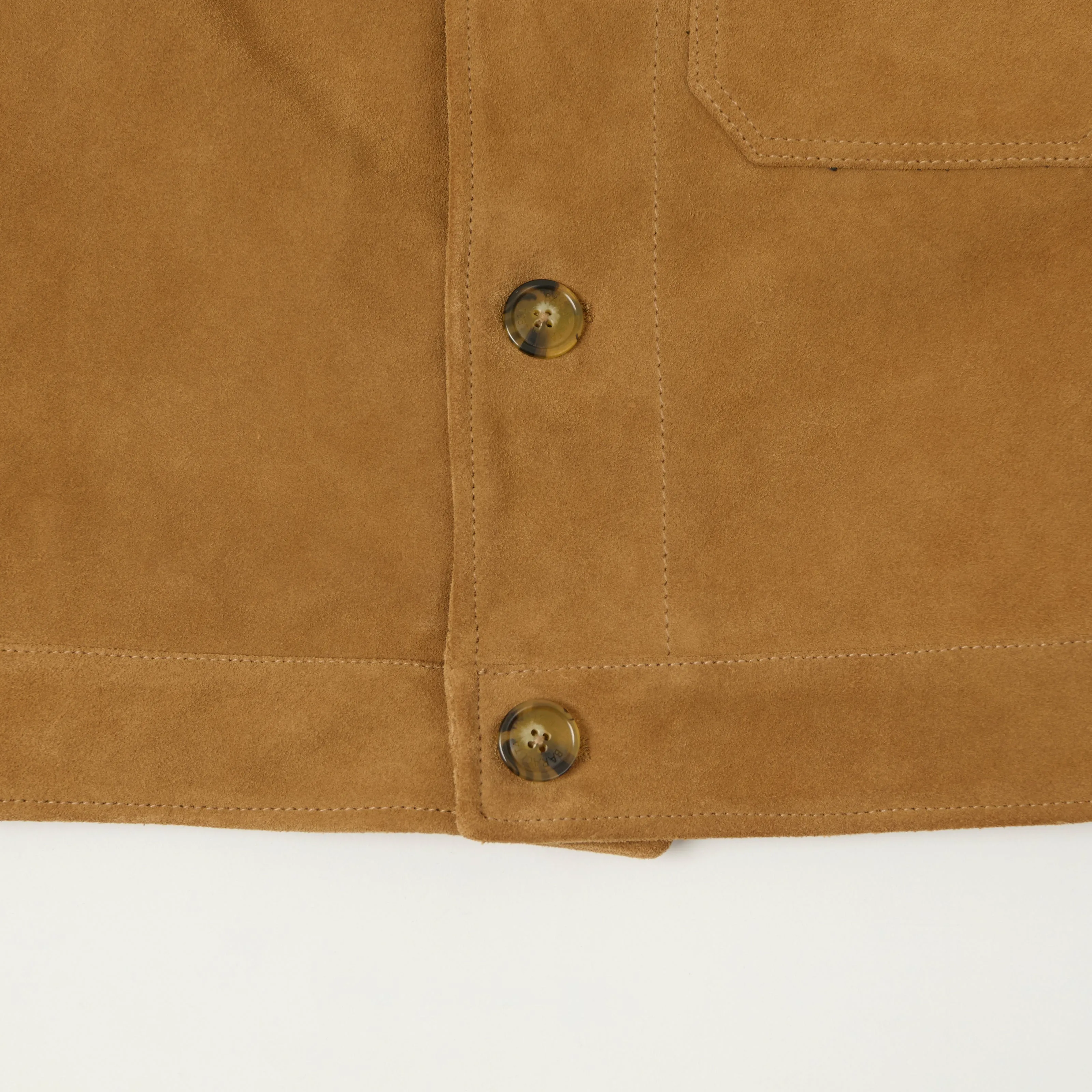 Baracuta 'Roughout Rider' Suede Type I Jacket - Tobacco sold by Son of a Stag product image thumbnail 5