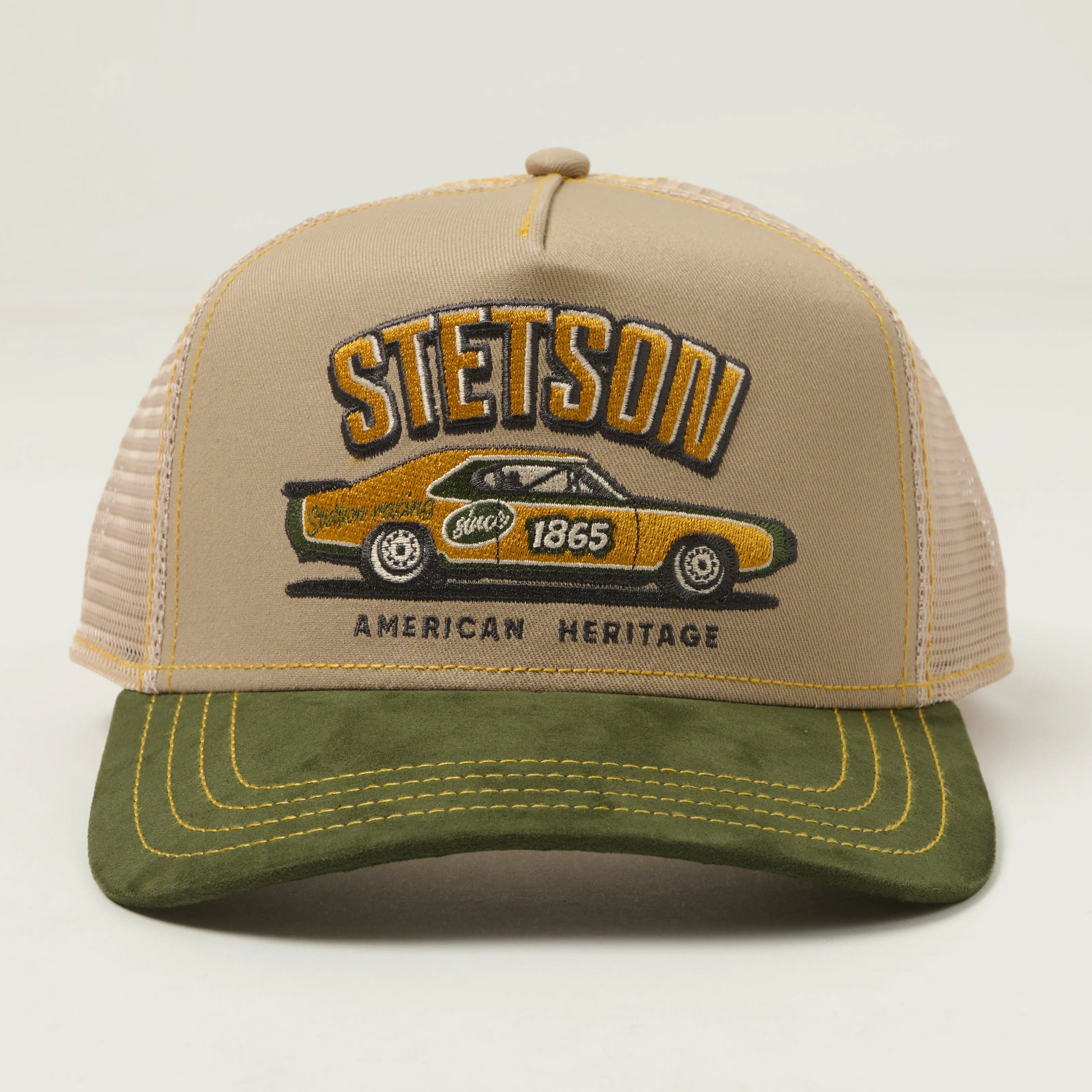 Stetson 'Stetson Racing' Garage Series Trucker Cap sold by Son of a Stag product image thumbnail 2