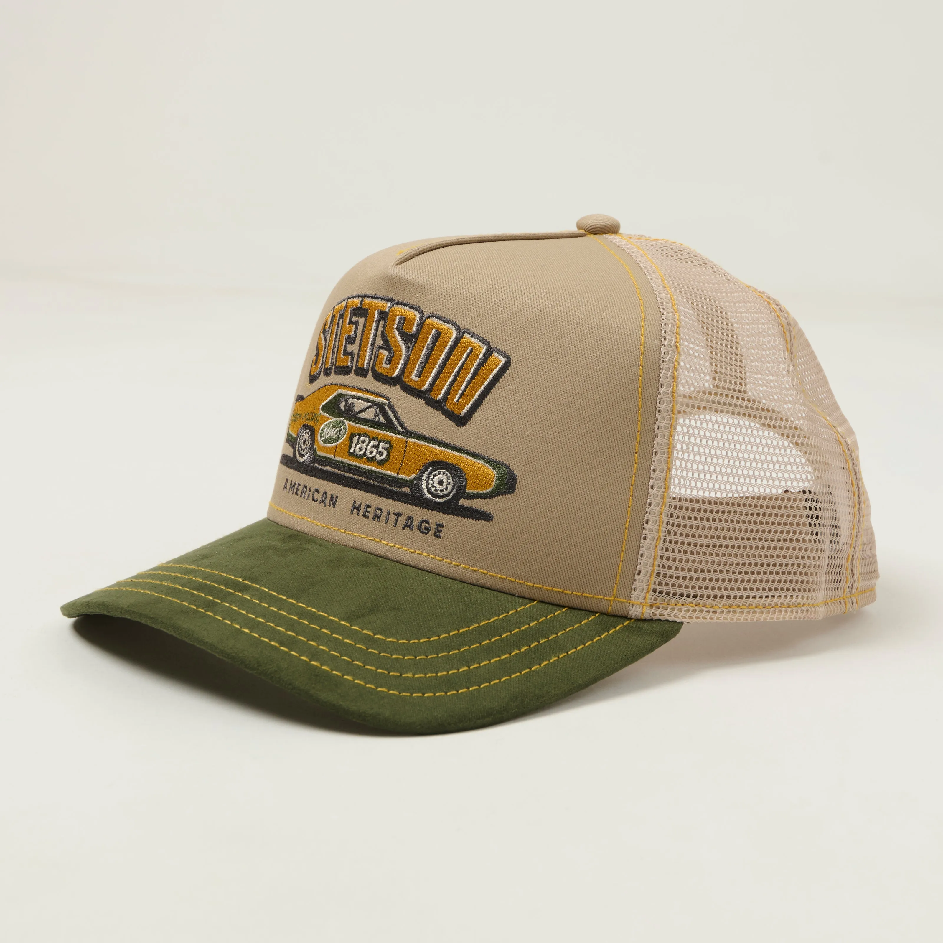 Stetson 'Stetson Racing' Garage Series Trucker Cap sold by Son of a Stag
