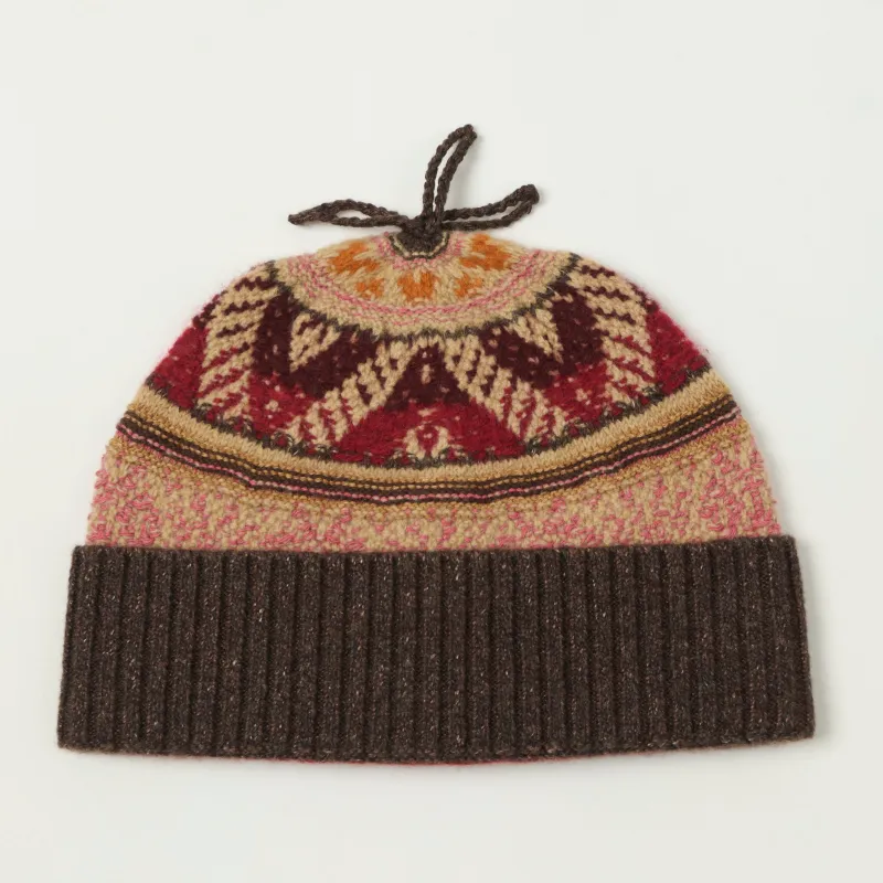RRL Cold Weather Jacquard Watch Cap - Red/Multi sold by Son of a Stag