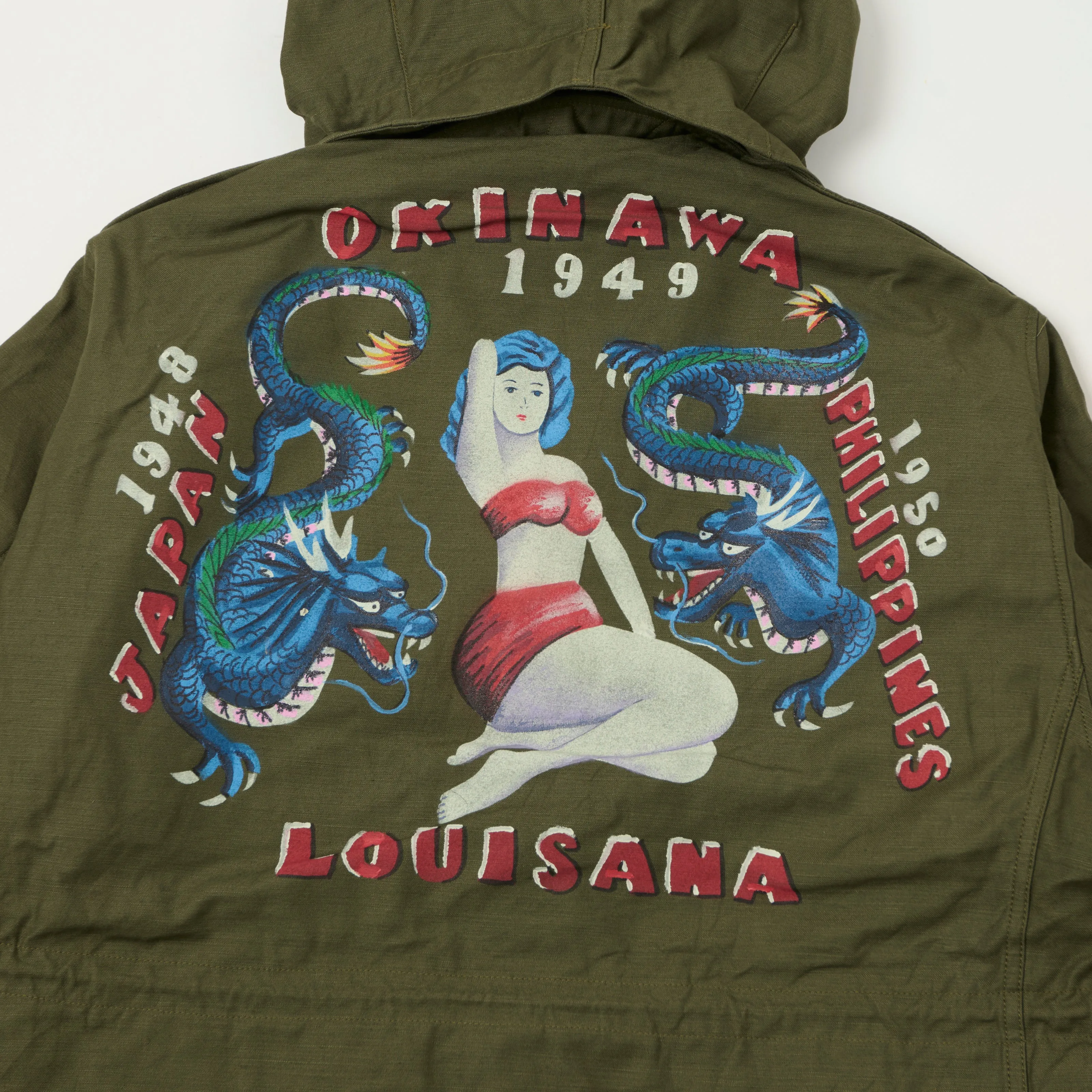Buzz Rickson's U.S. Army M-1943 'Dragon & Lady' Field Jacket - Olive Drab sold by Son of a Stag product image thumbnail 2