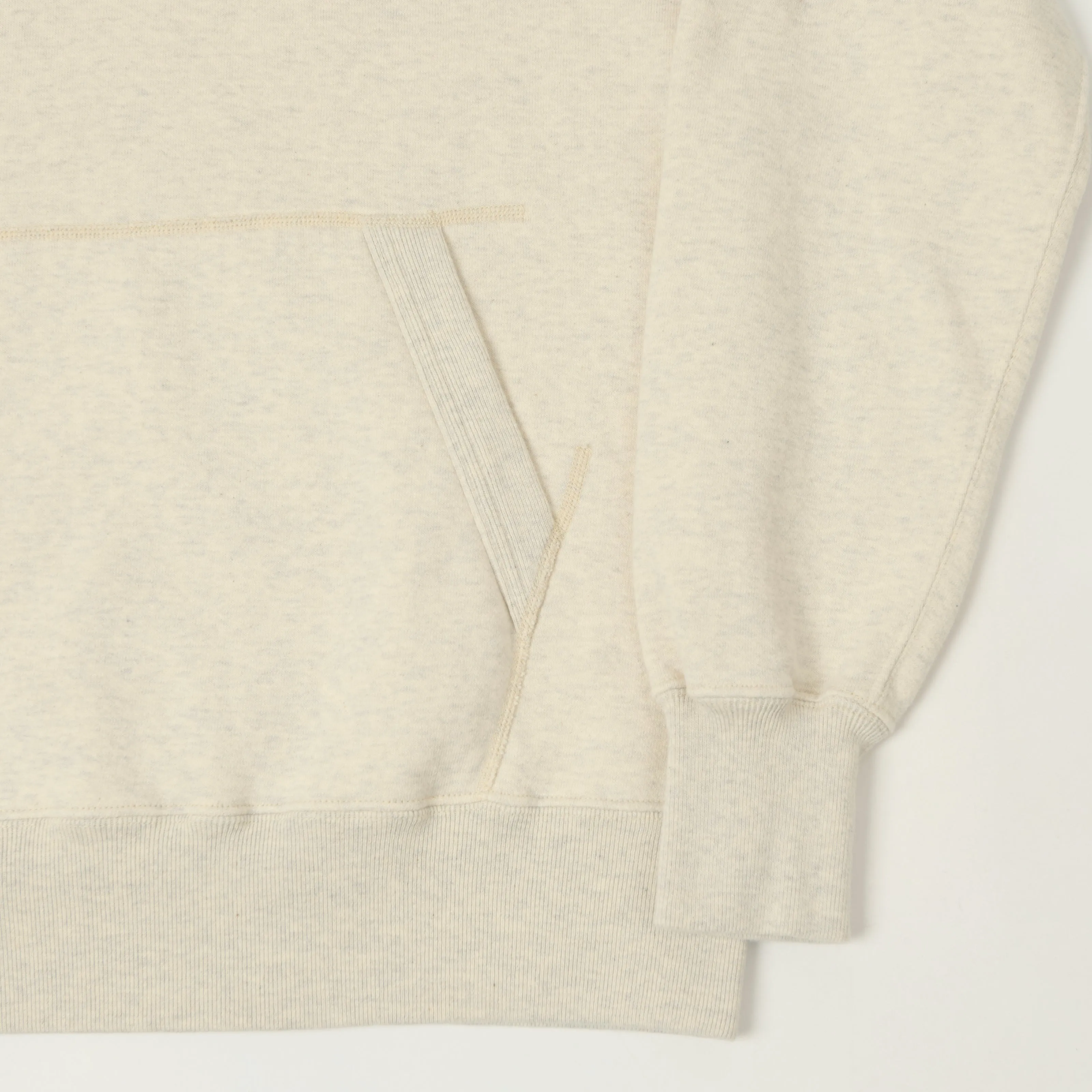 Buzz Rickson's Pullover Sweat Parka - Oatmeal sold by Son of a Stag product image thumbnail 3