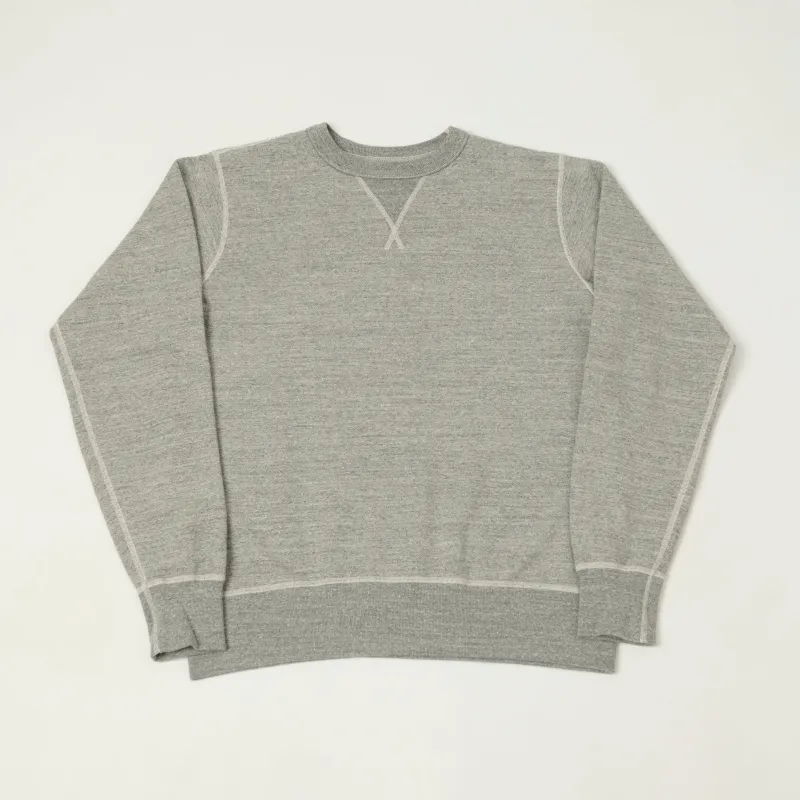 Buzz Rickson's Classic Sweatshirt - Heather Grey made by Buzz Rickson’s