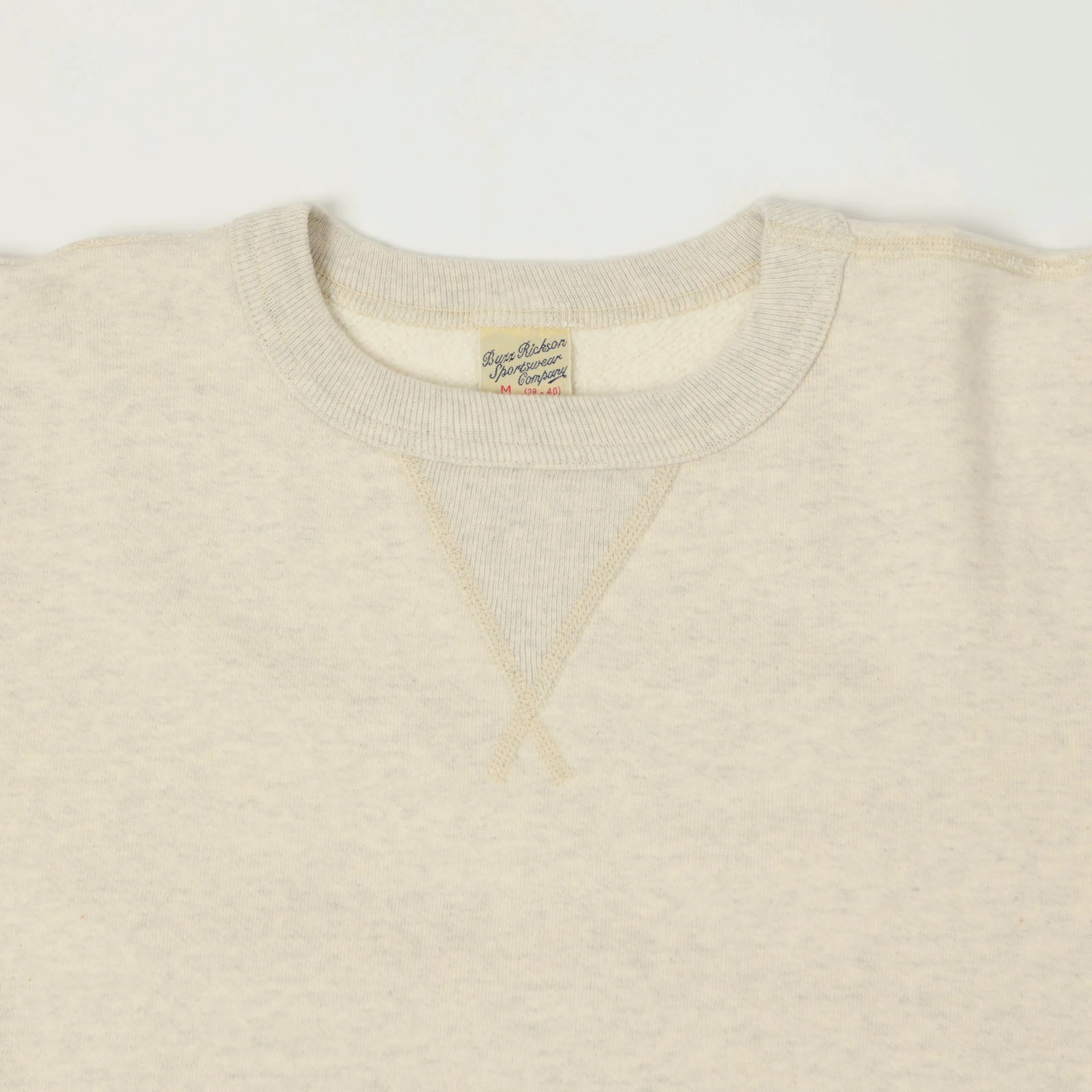 Buzz Rickson's Classic Sweatshirt - Oatmeal sold by Son of a Stag product image thumbnail 2