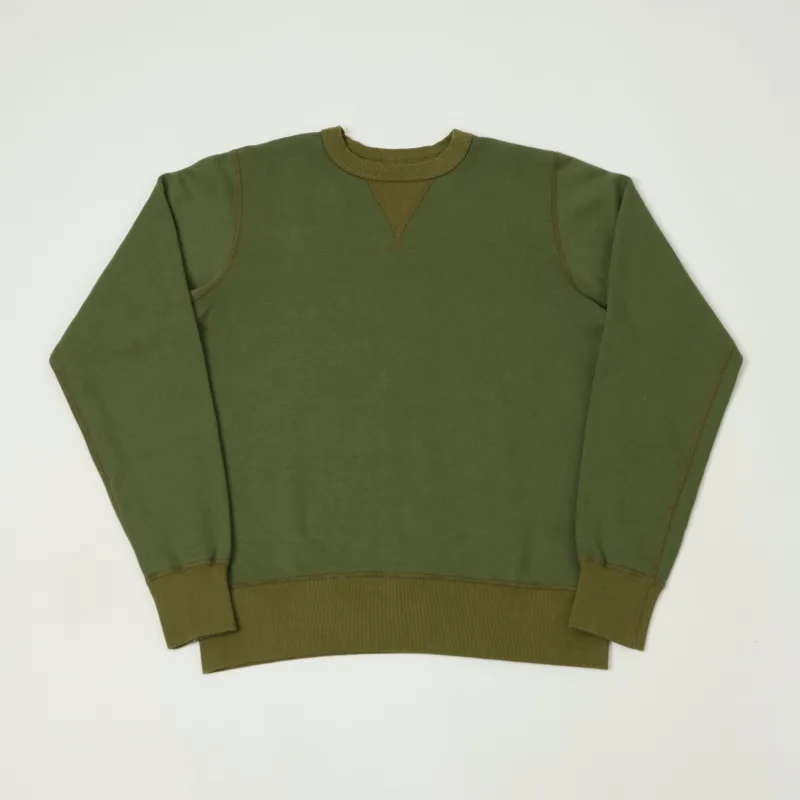 Buzz Rickson's Classic Sweatshirt - Olive made by Buzz Rickson’s