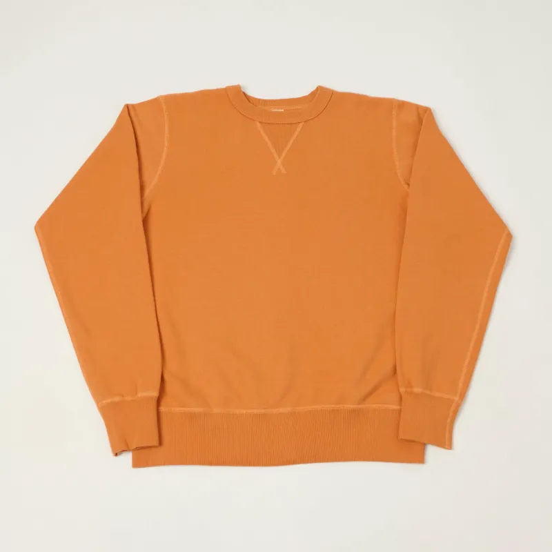 Buzz Rickson's Classic Sweatshirt - Orange made by Buzz Rickson’s