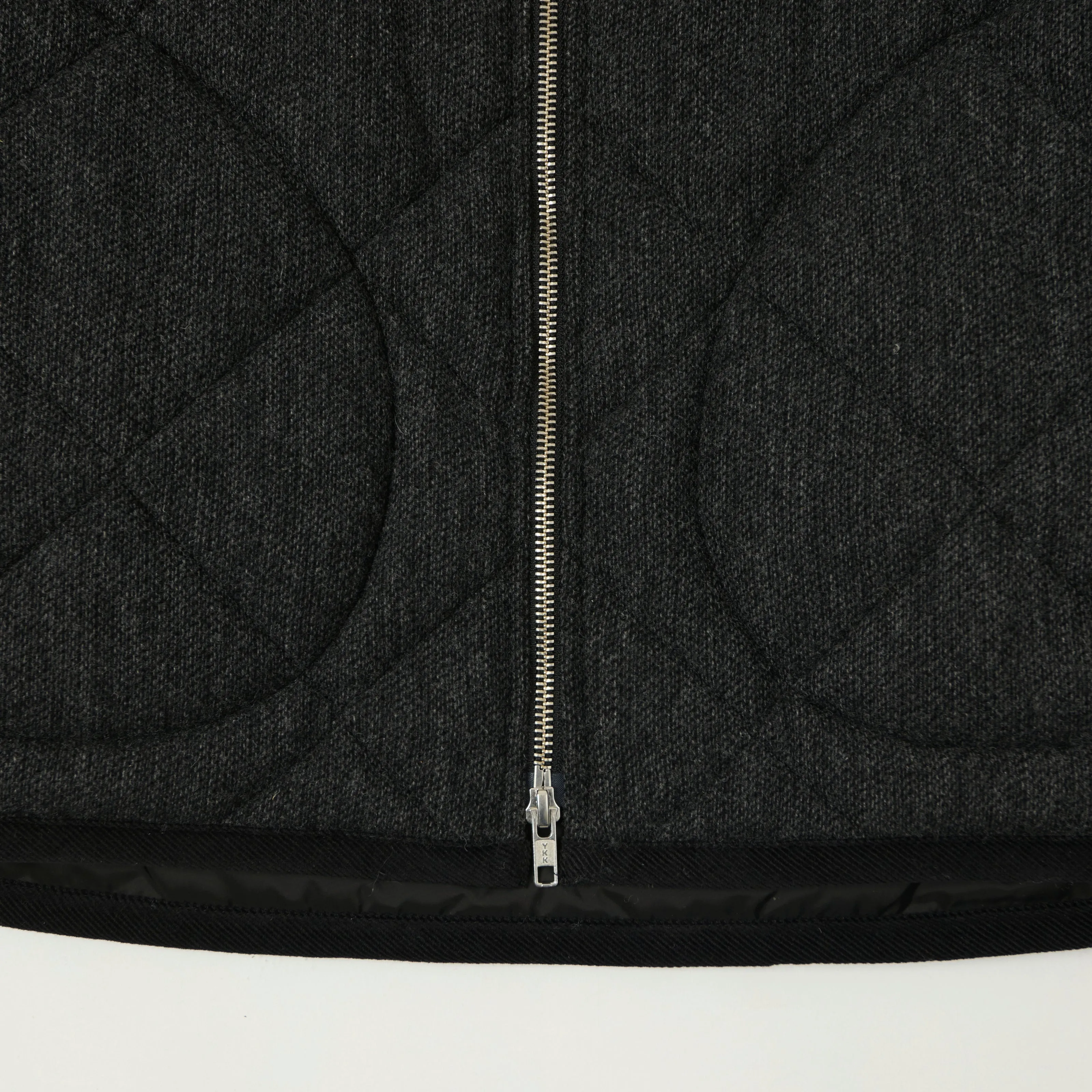 Lavenham Big Quilt Wool Bomber Jacket - Charcoal sold by Son of a Stag product image thumbnail 4