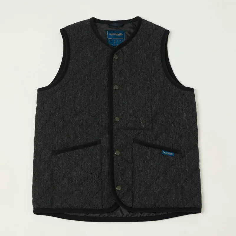 Lavenham Wool Thornham Gilet - Charcoal sold by Son of a Stag