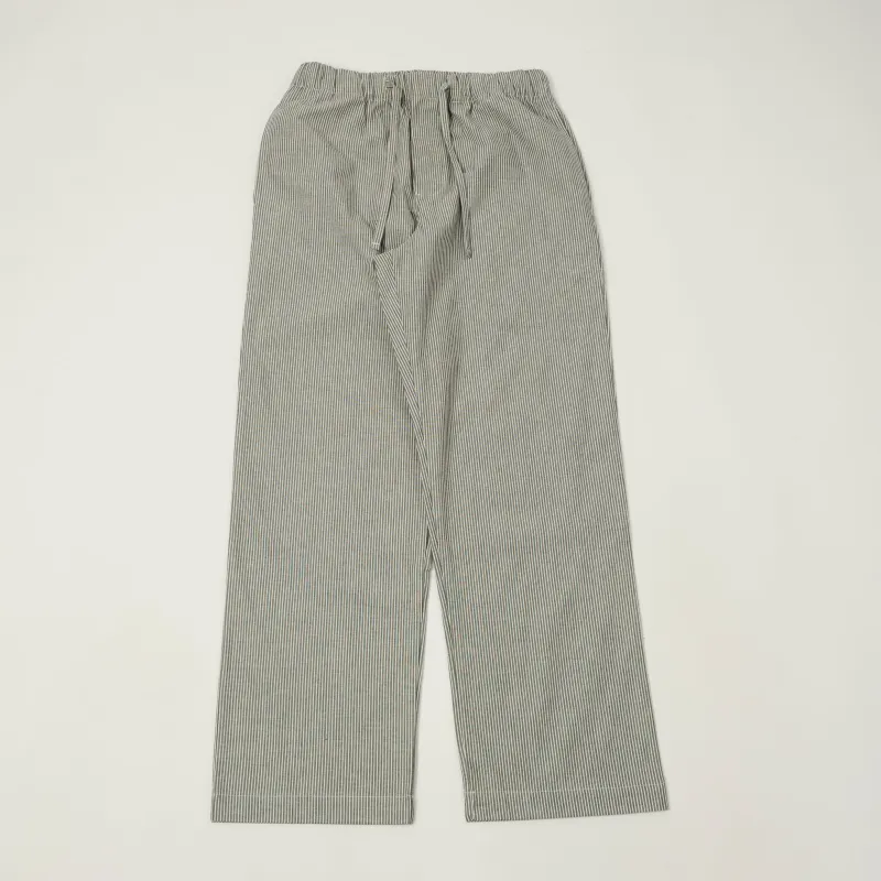 Merz b. Schwanen 'Good Basics' Pyjama Pants - Deep Black/Natural sold by Son of a Stag