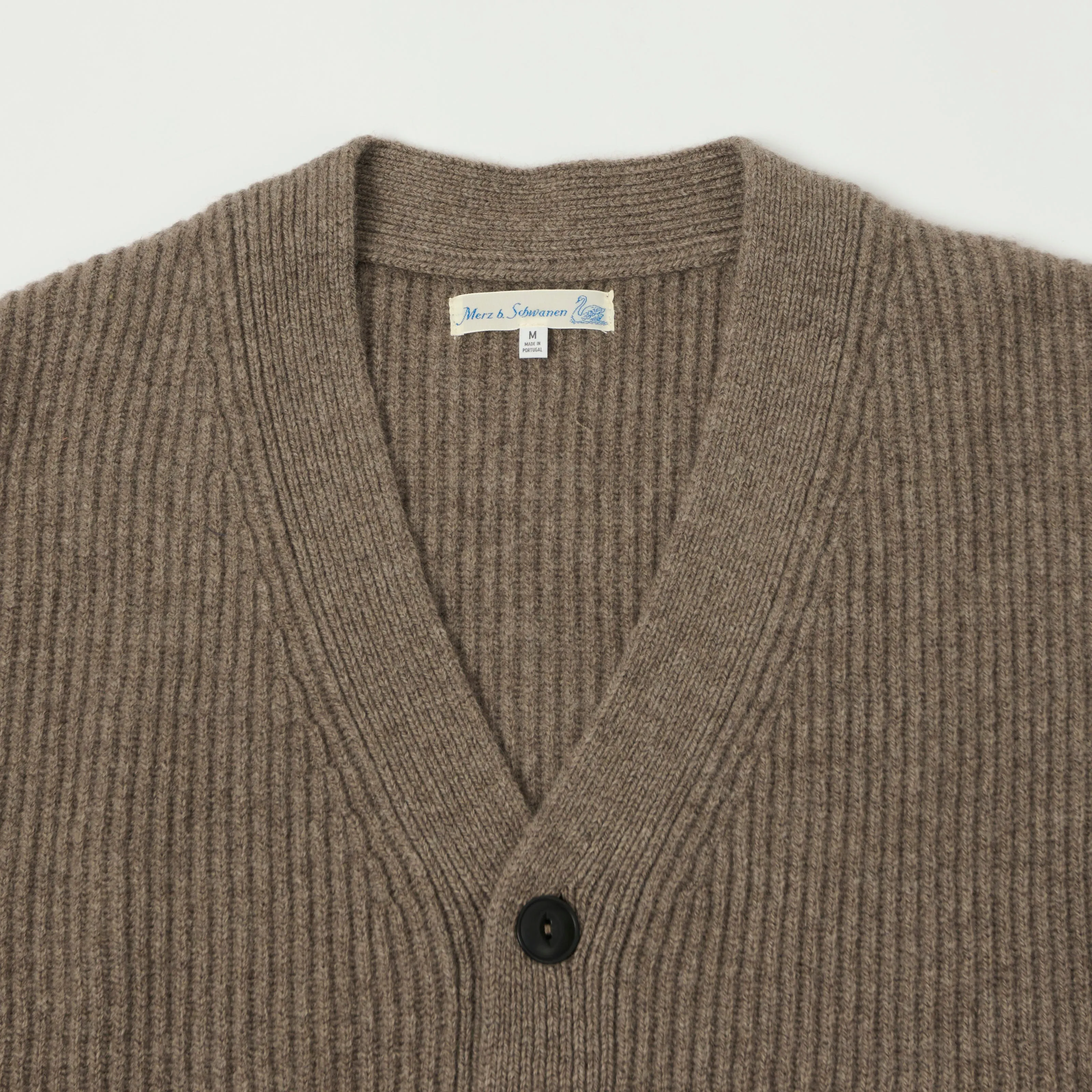 Merz b. Schwanen 'Good Basics' Merino Wool Cardigan - Grain sold by Son of a Stag product image thumbnail 2