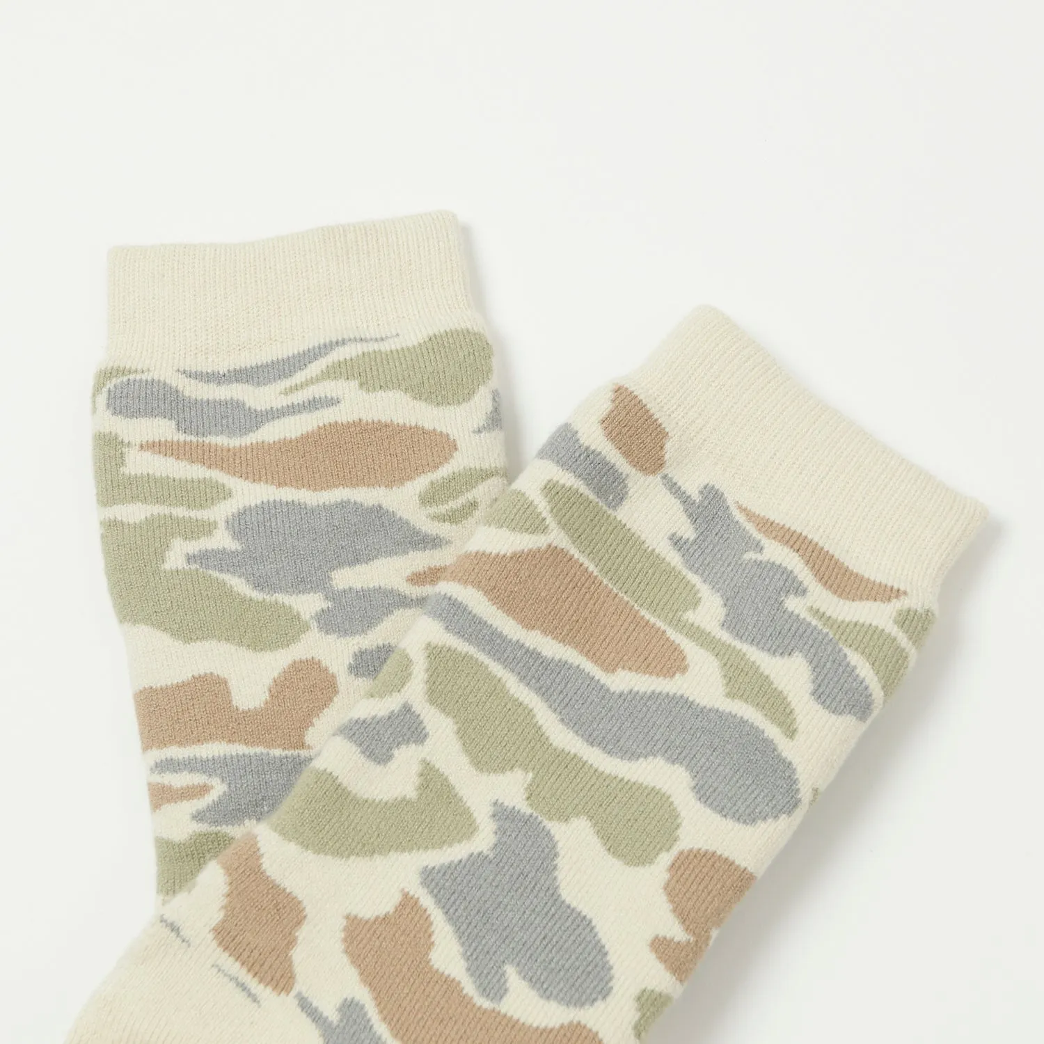 RoToTo Pile Camo Crew Sock - Pastel sold by Son of a Stag product image thumbnail 2