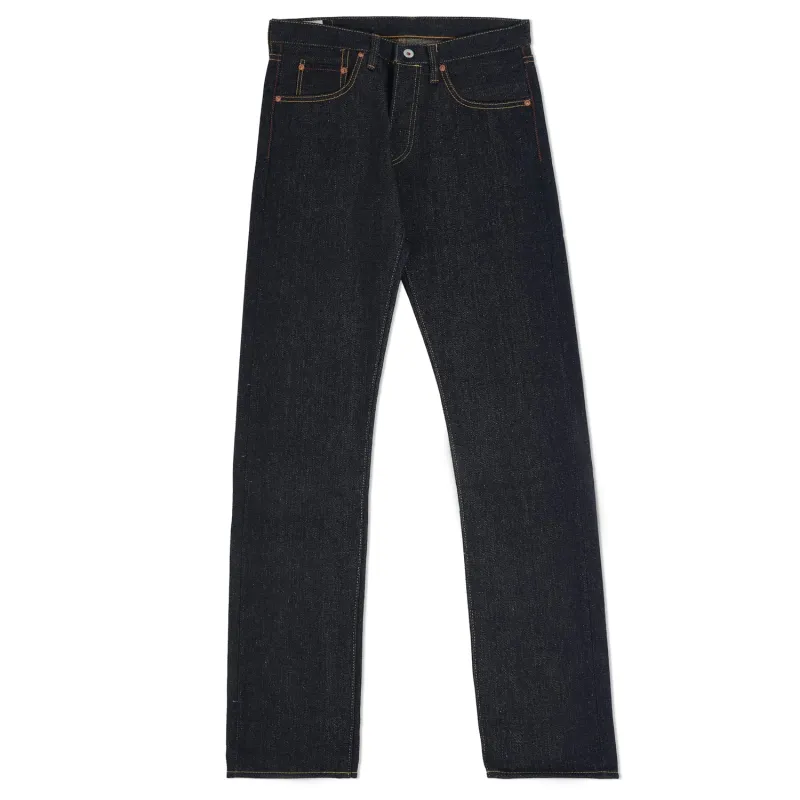 ONI Denim 546 22oz Natural Indigo Slim Straight Jeans - Raw sold by Son of a Stag
