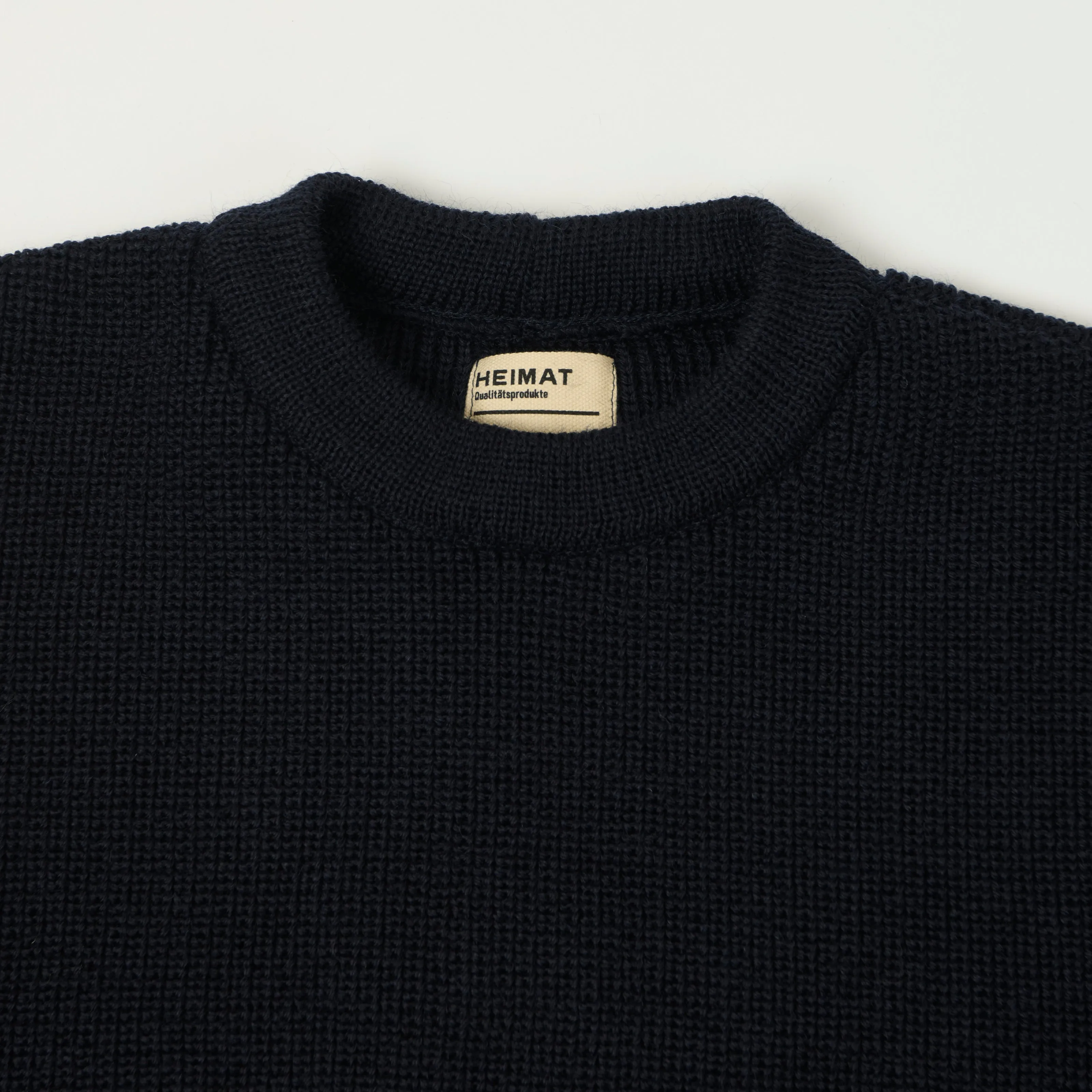 Heimat 'Rundhals' Crew Neck Jumper - Ink sold by Son of a Stag product image thumbnail 2
