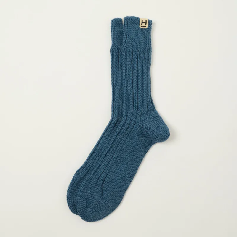 Heimat 'Wander' Hiking Sock - Trail Blue sold by Son of a Stag